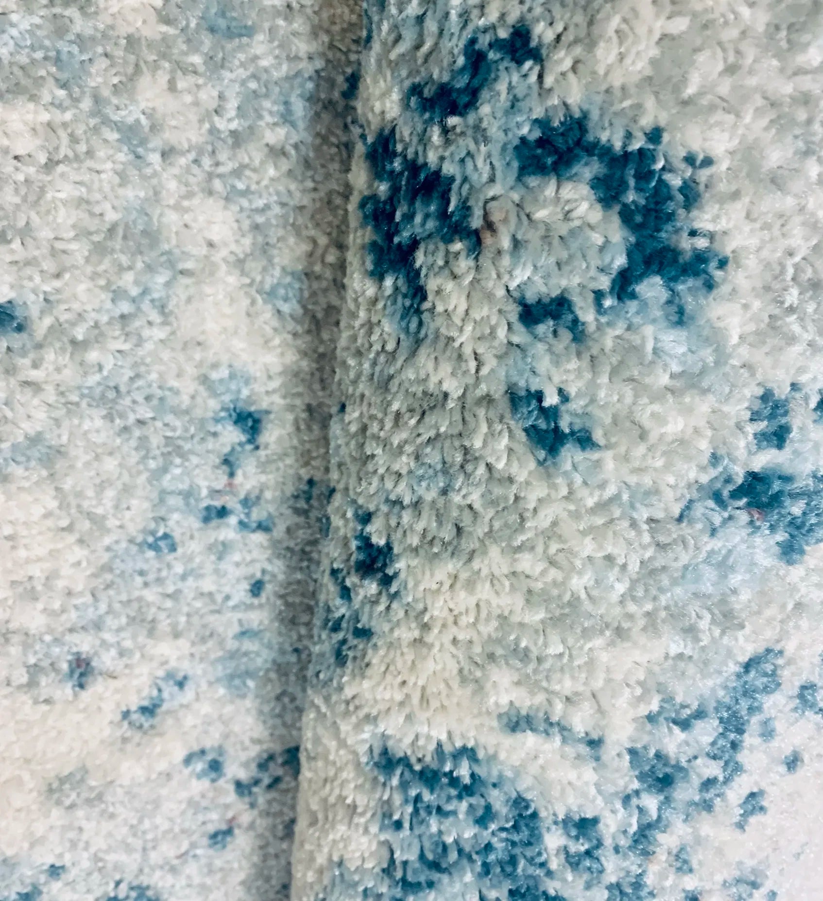 Serres Cream Multi-colour Distressed Design Carpet (Runner)