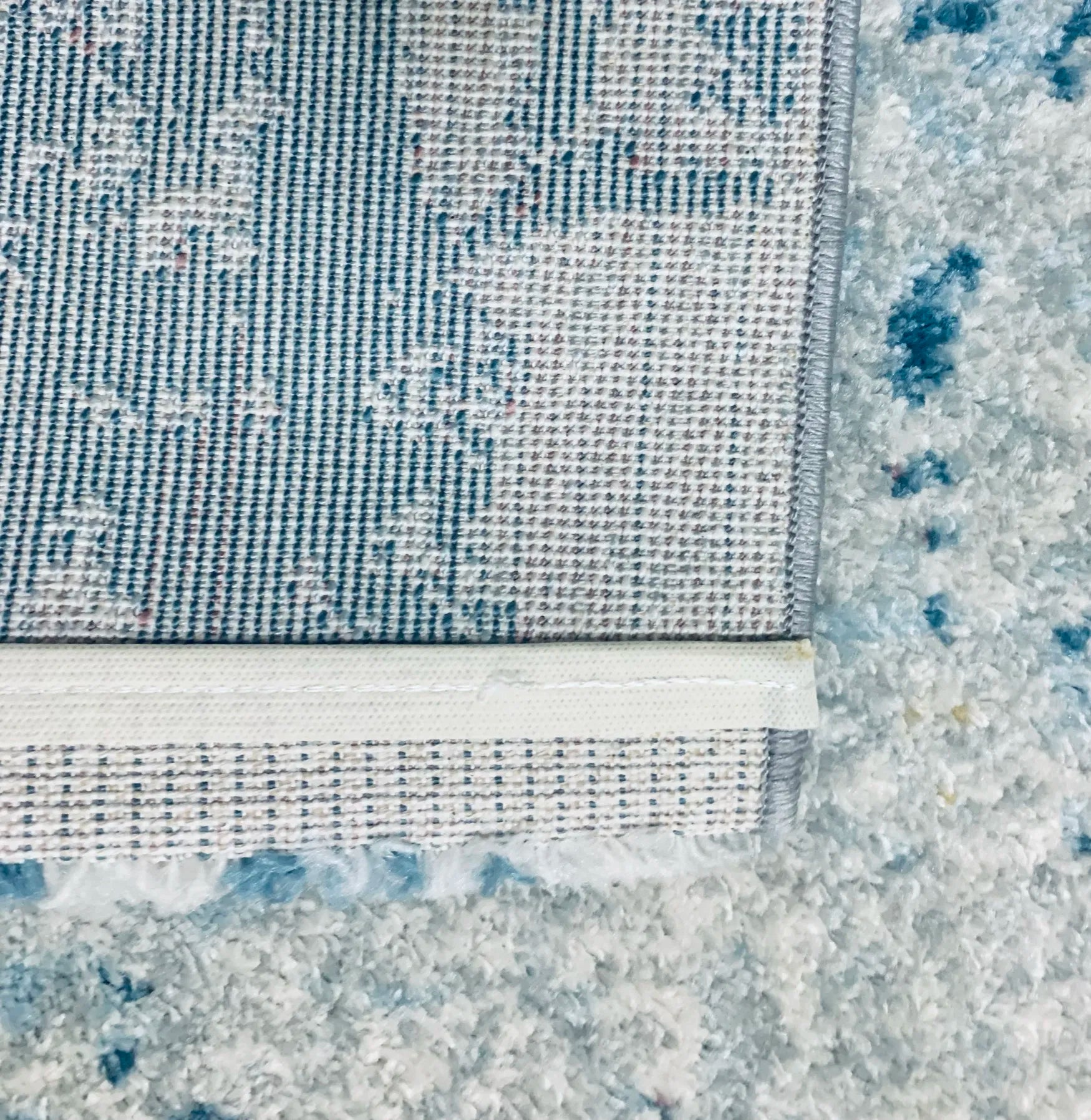 Serres Cream Multi-colour Distressed Design Carpet (Round)