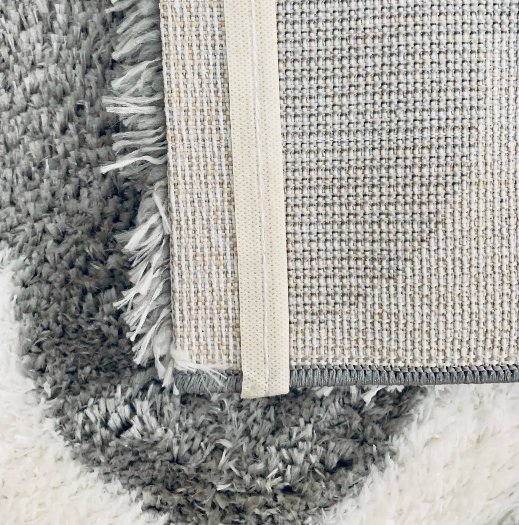 Abas Grey Cream Carpet (Rectangle)