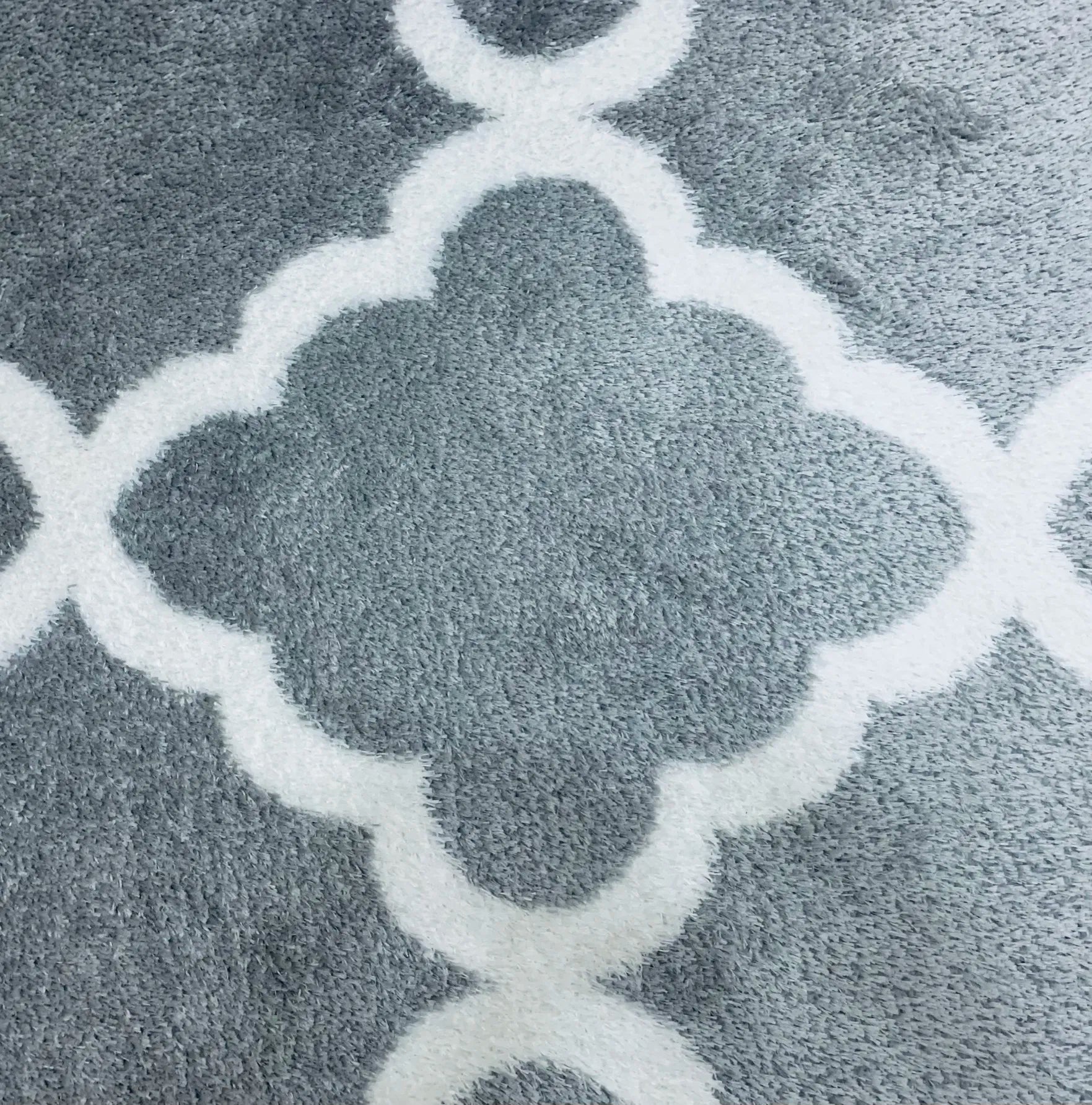 Abas Grey Cream Carpet (Rectangle)