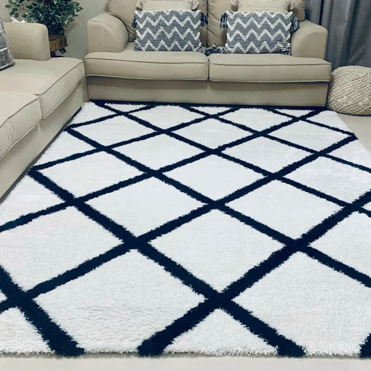 Xanthi Cream Black Carpet (Rectangle)