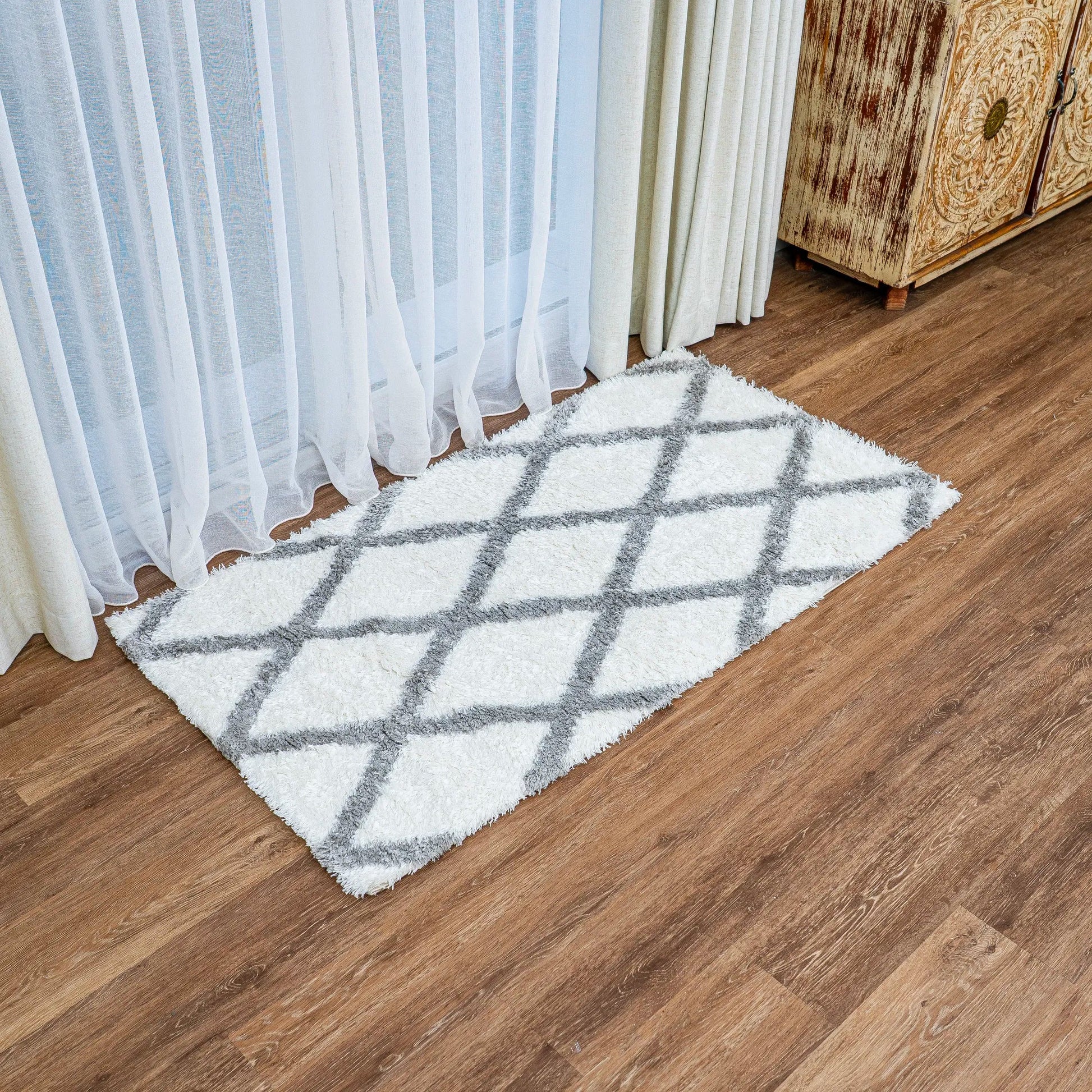 Katerini Cream Grey Carpet (Runner)