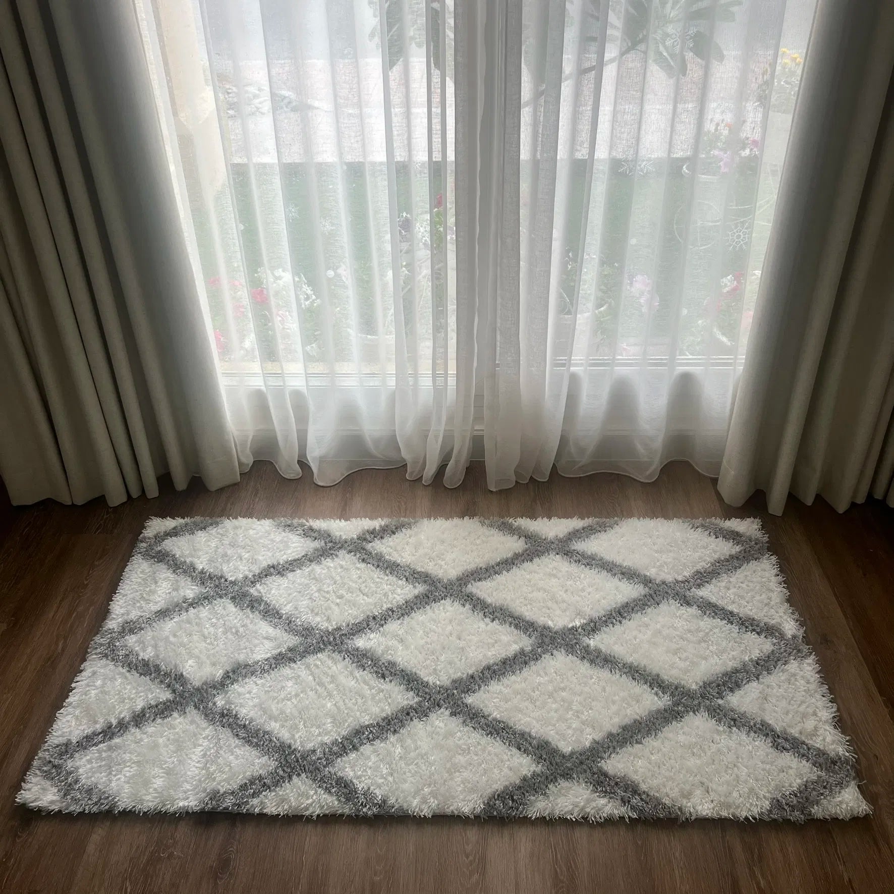 Katerini Cream Grey Carpet (Runner)