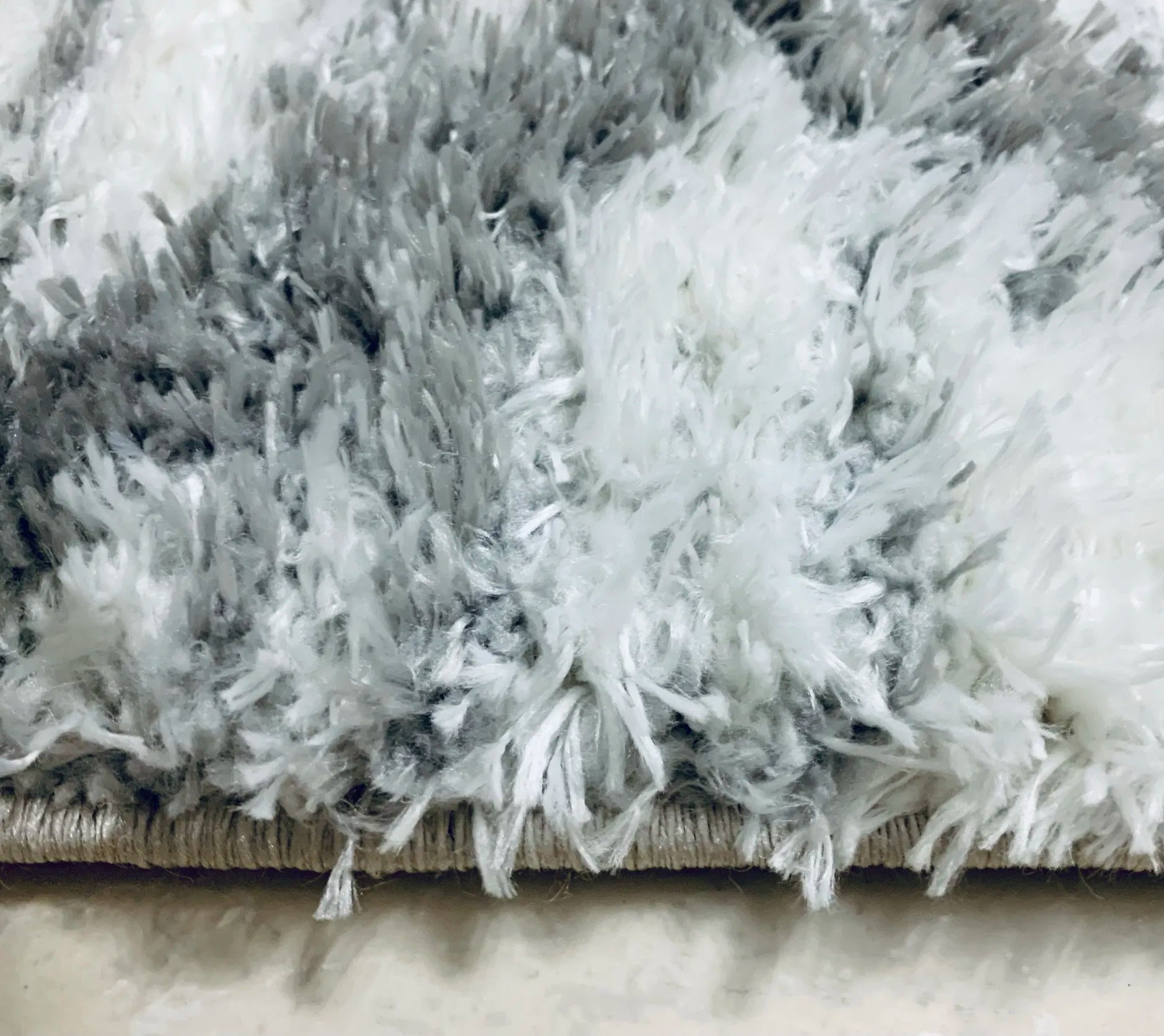 Fes White Grey Carpet (Rectangle)