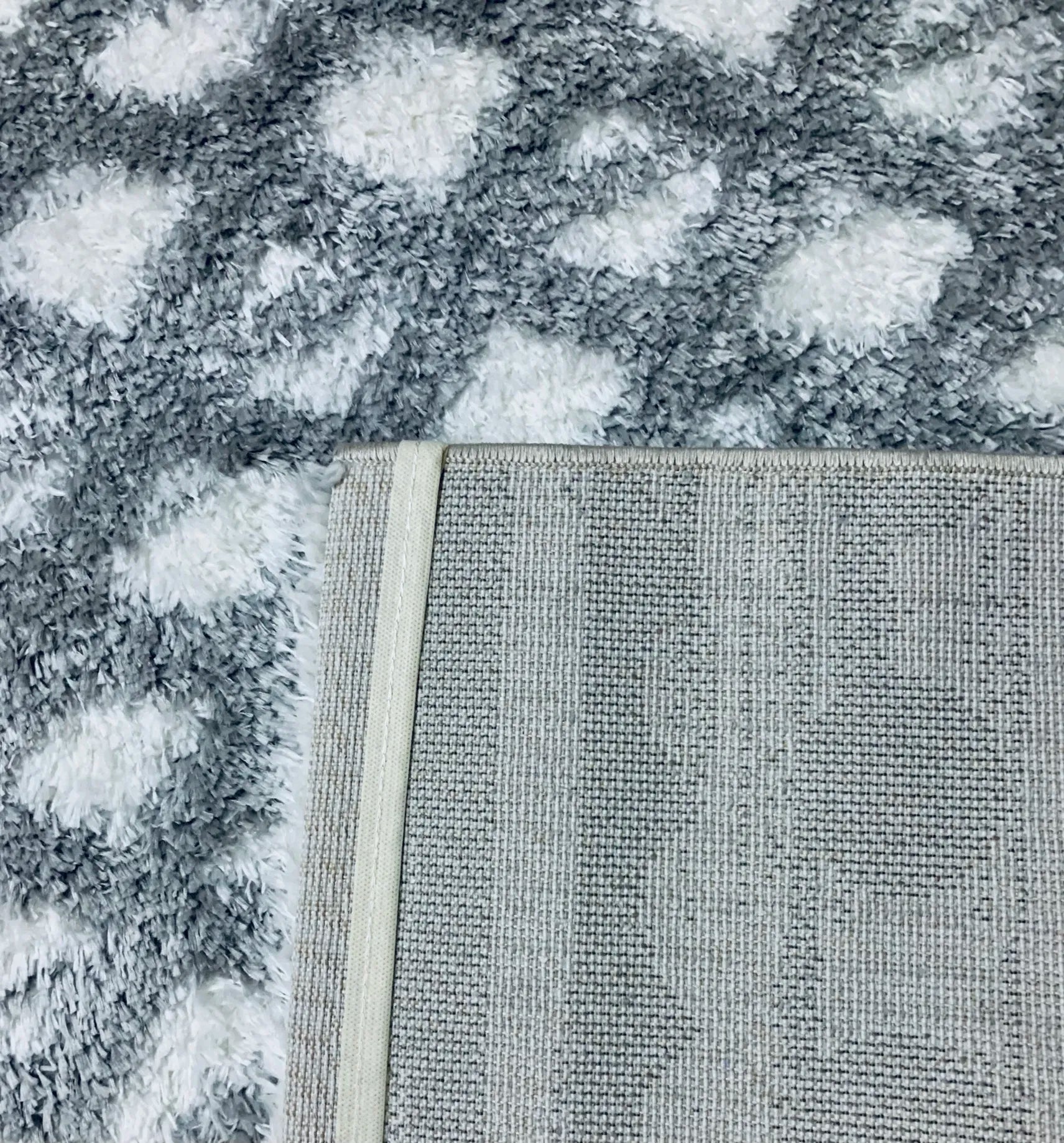 Fes White Grey Carpet (Runner)