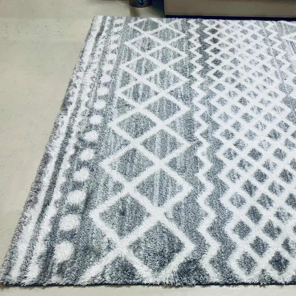 Tucan Grey Cream Carpet (Rectangle)