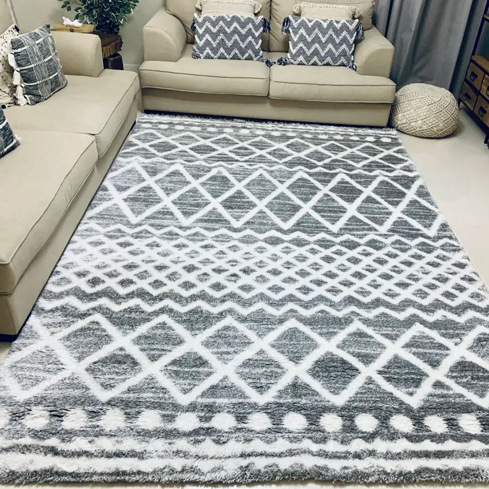 Tucan Grey Cream Carpet (Rectangle)