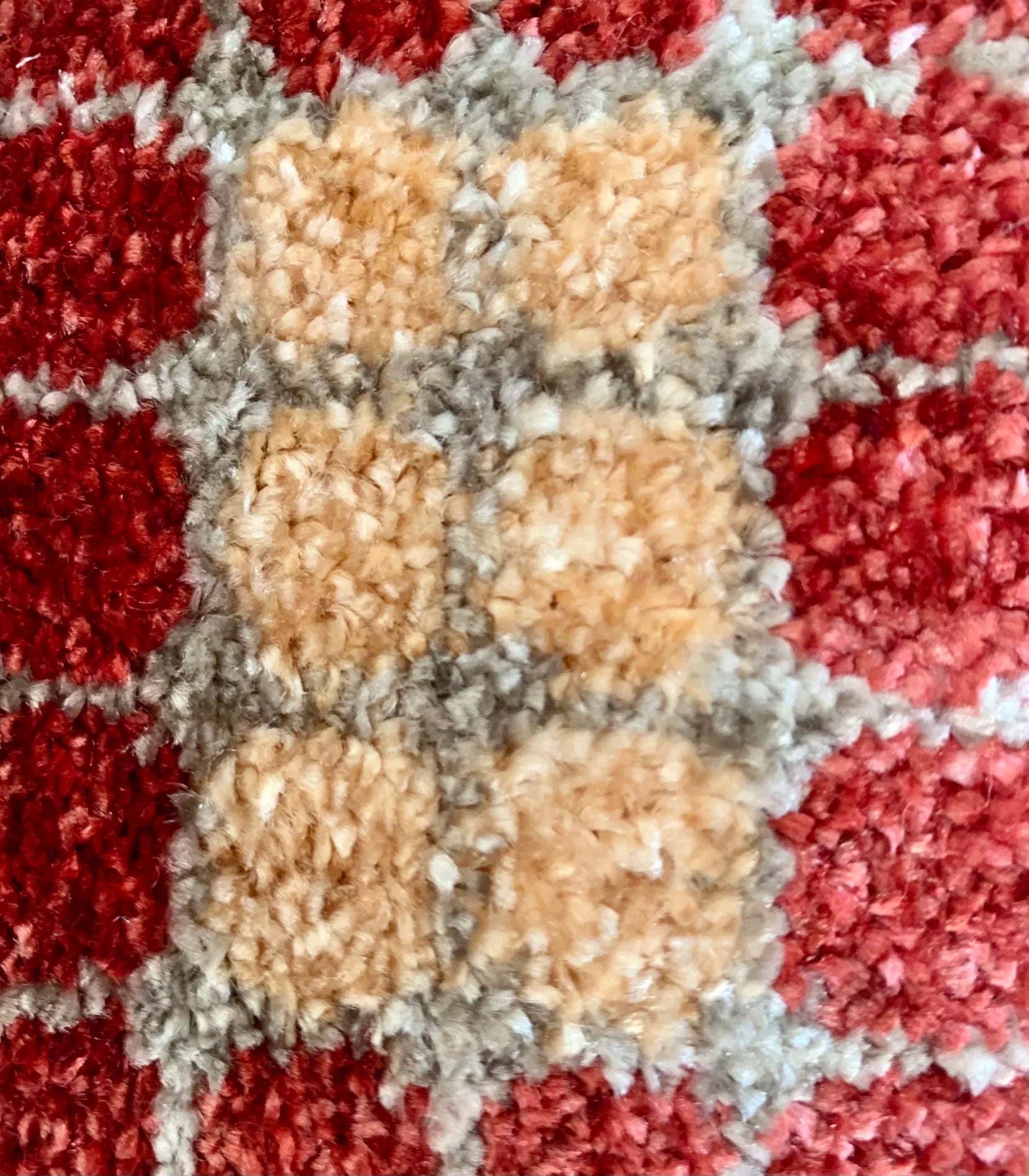 Otika Beige Red-Blue Carpet (Rectangle)