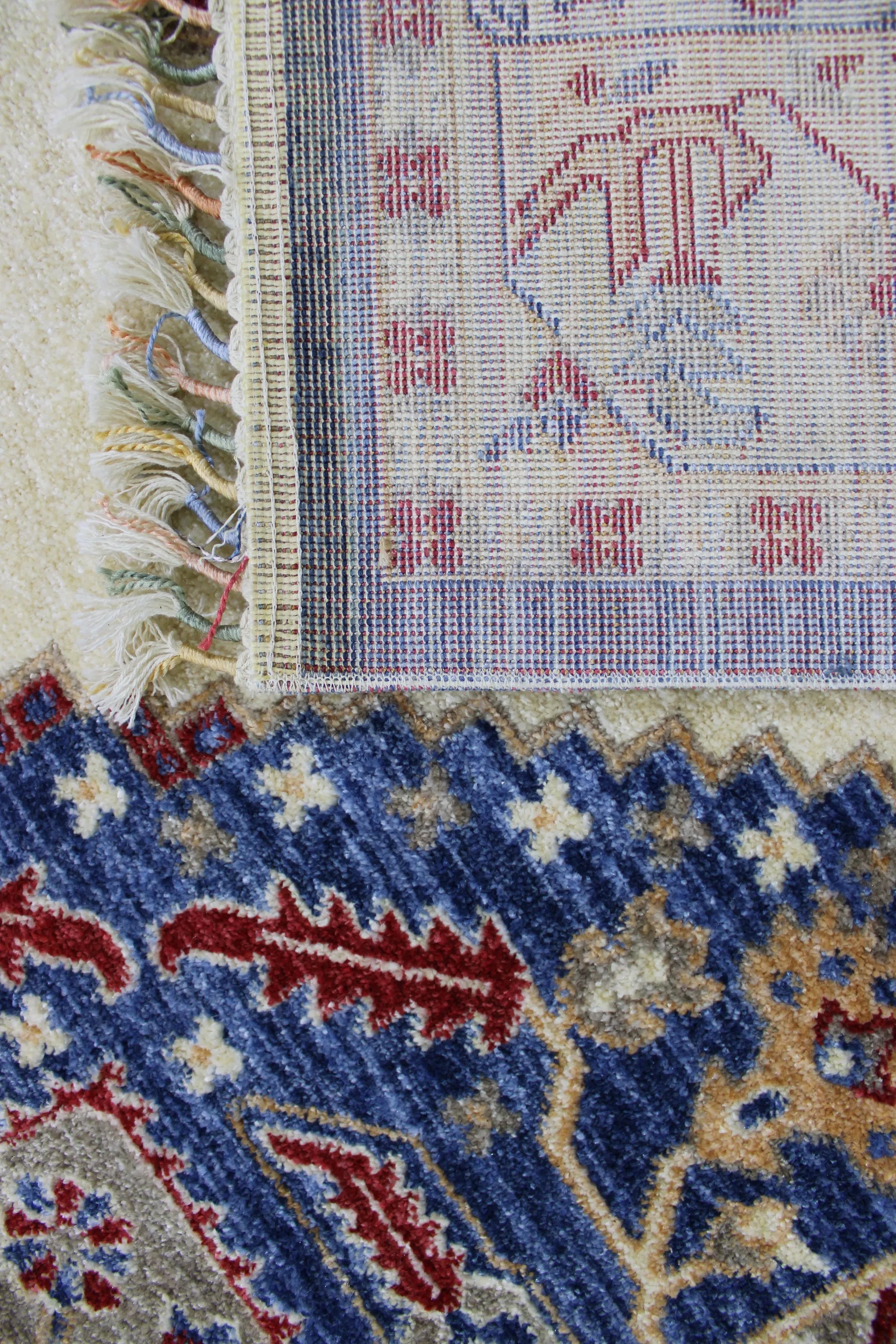 Otika Beige Red-Blue Carpet (Rectangle)