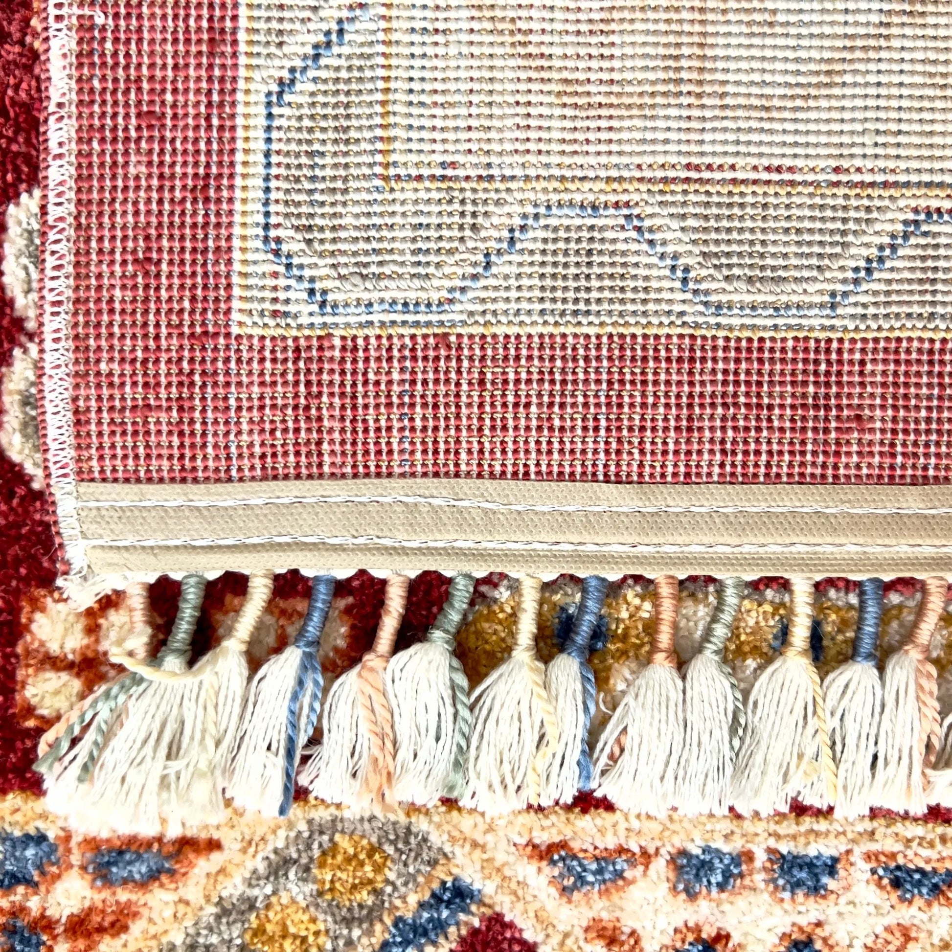 Agrinio Beige Red Carpet (Rectangle)