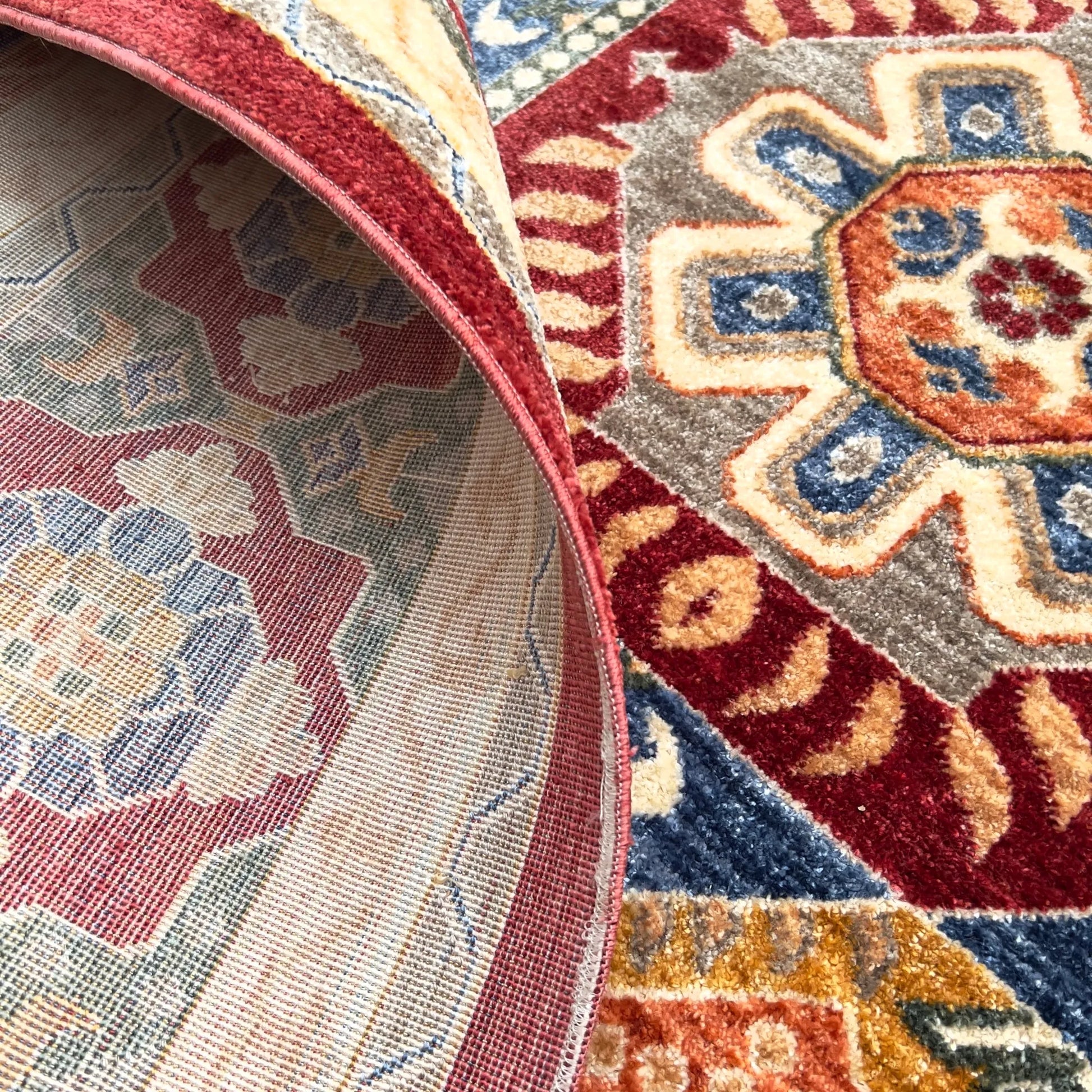 Agrinio Beige Red Carpet (Rectangle)