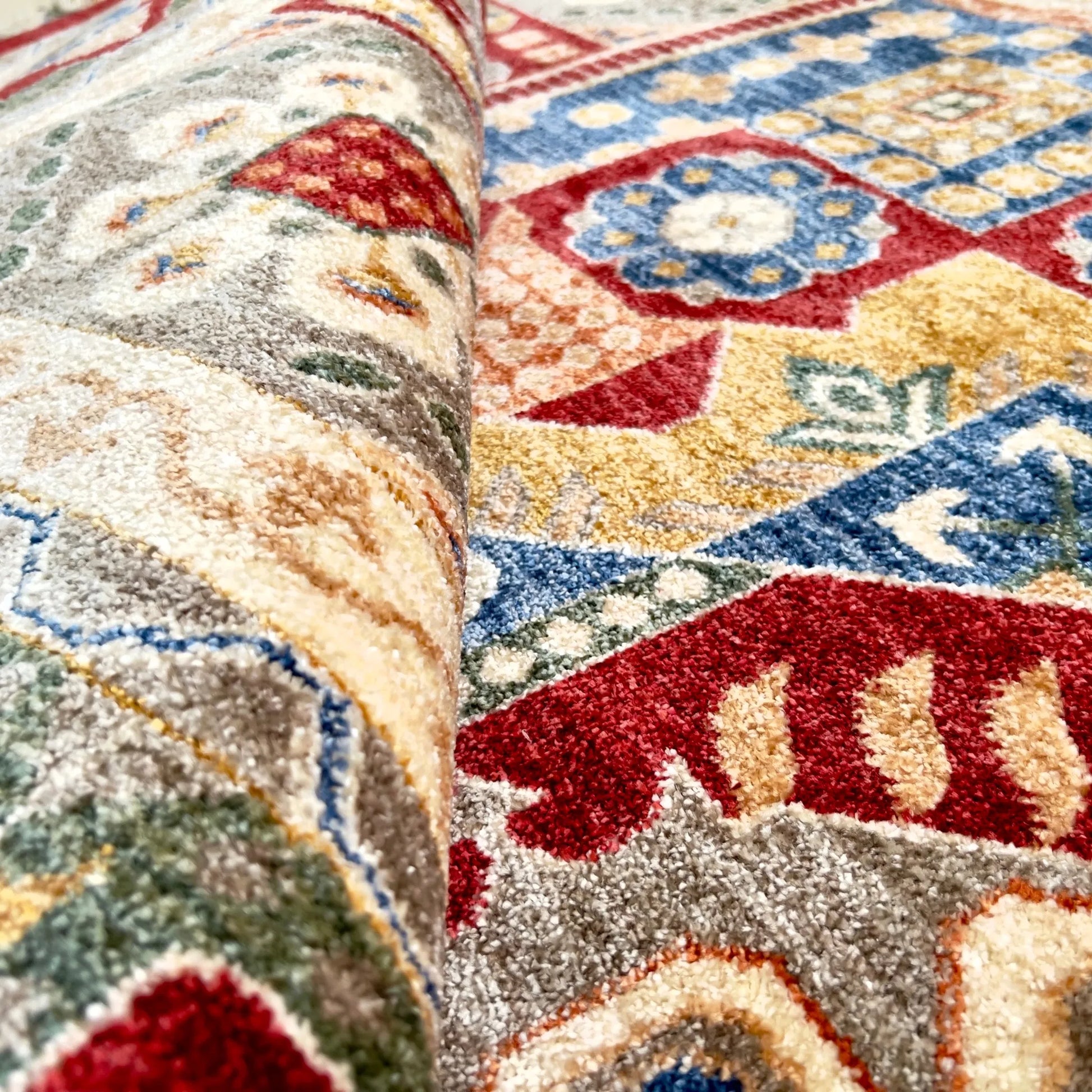 Agrinio Beige Red Carpet (Rectangle)