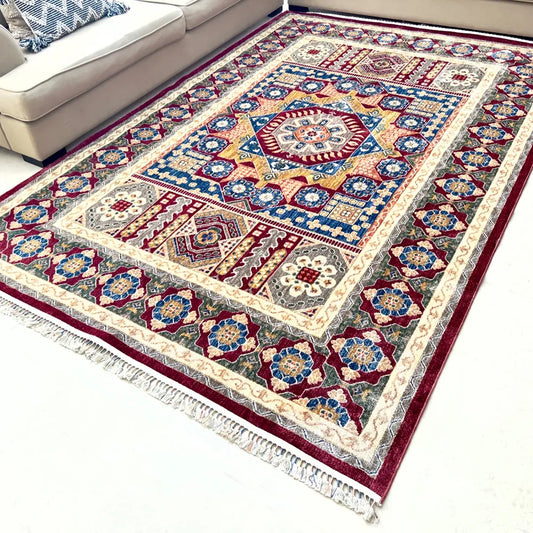 Agrinio Beige Red Carpet (Rectangle)