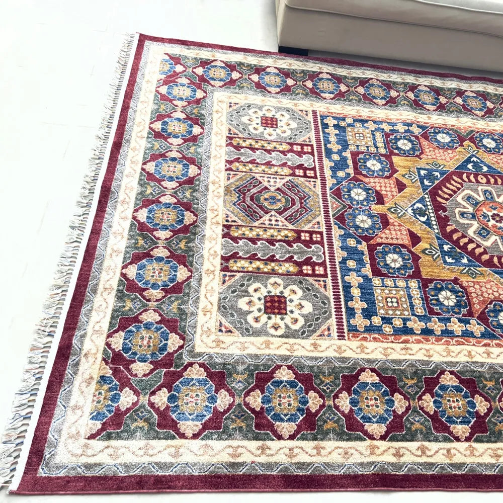 Agrinio Beige Red Carpet (Rectangle)