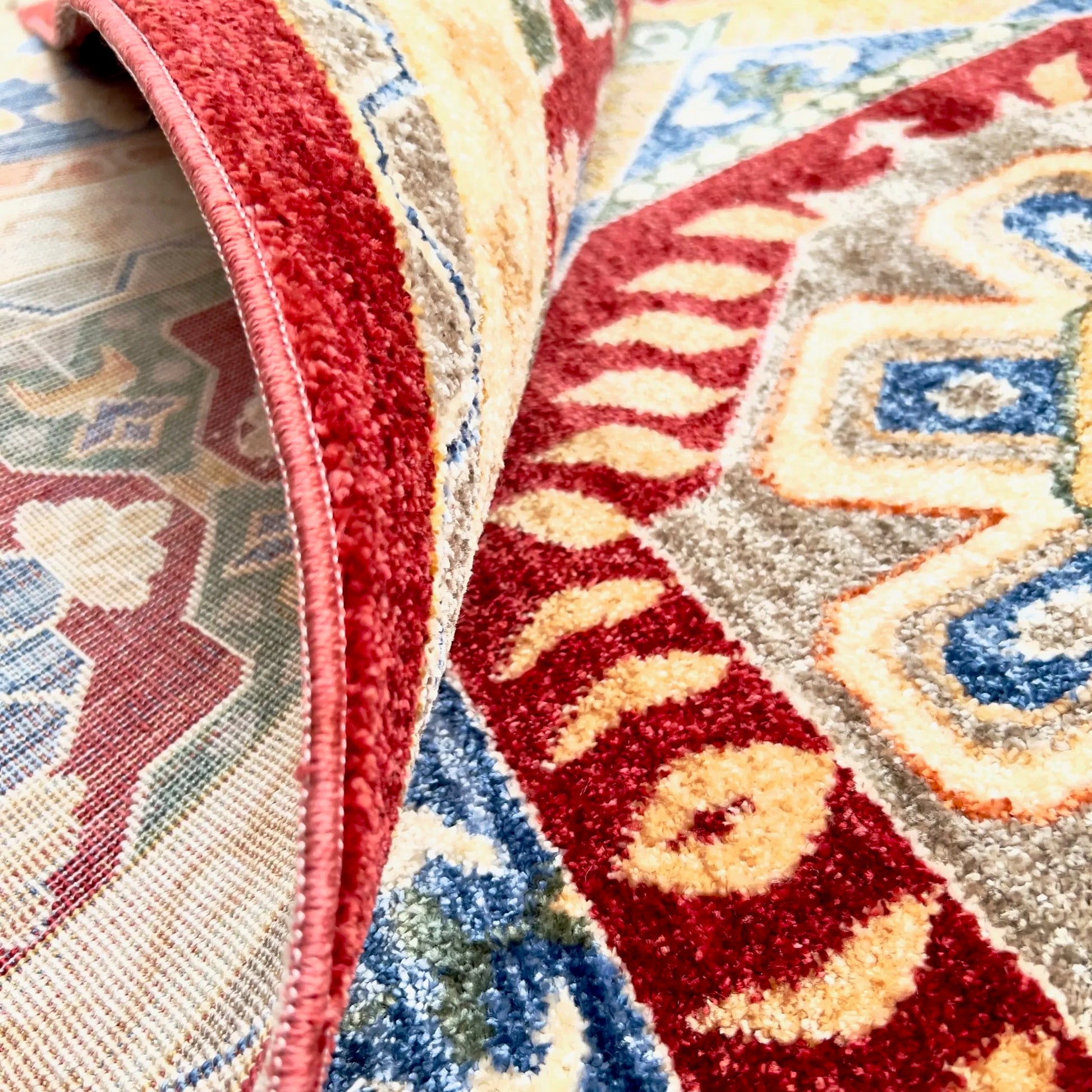 Agrinio Beige Red Carpet (Rectangle)