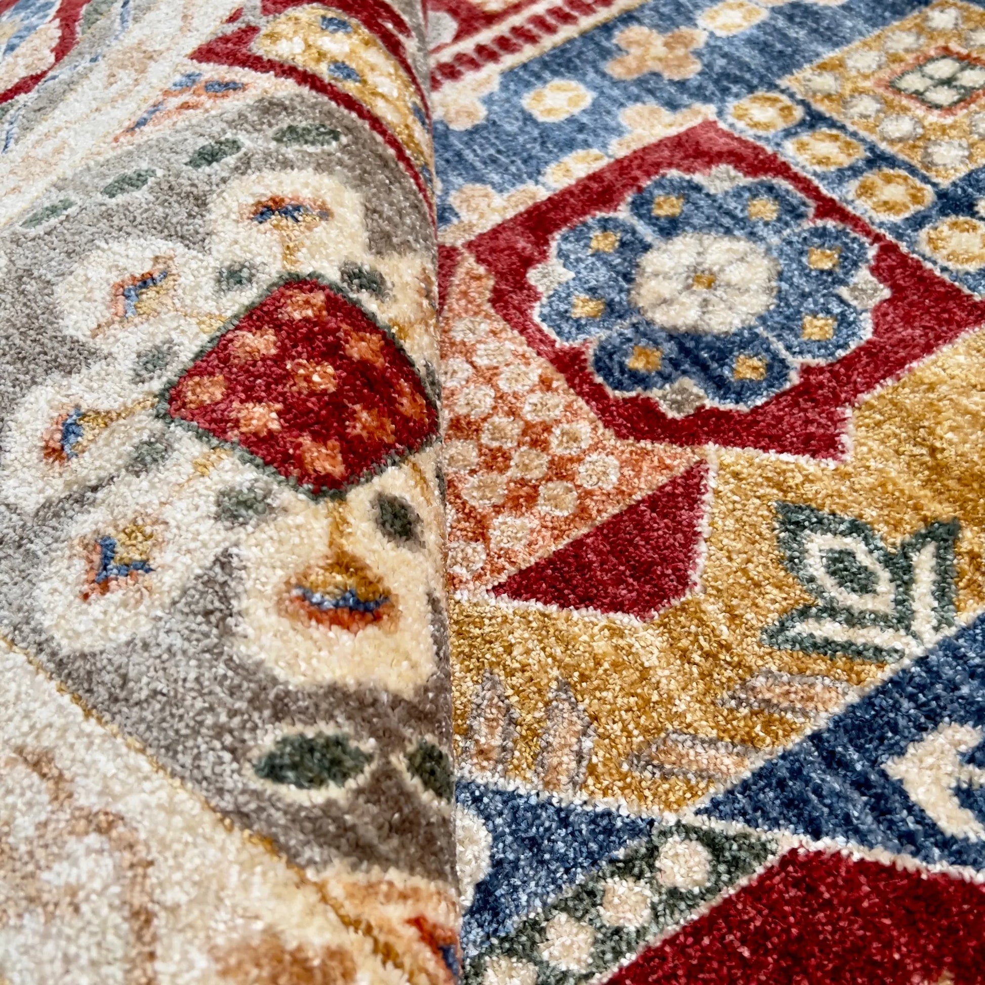 Agrinio Beige Red Carpet (Rectangle)