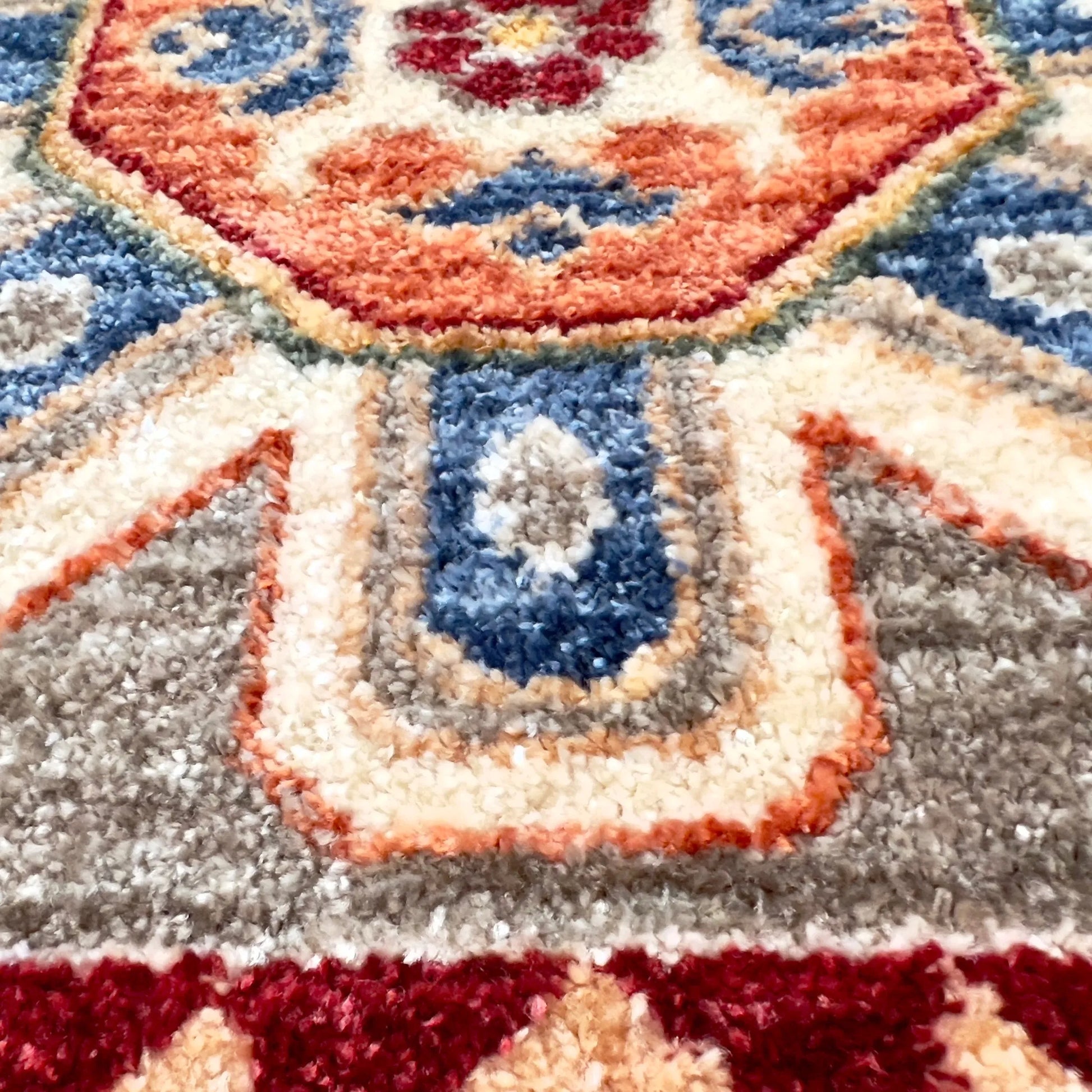 Agrinio Beige Red Carpet (Rectangle)