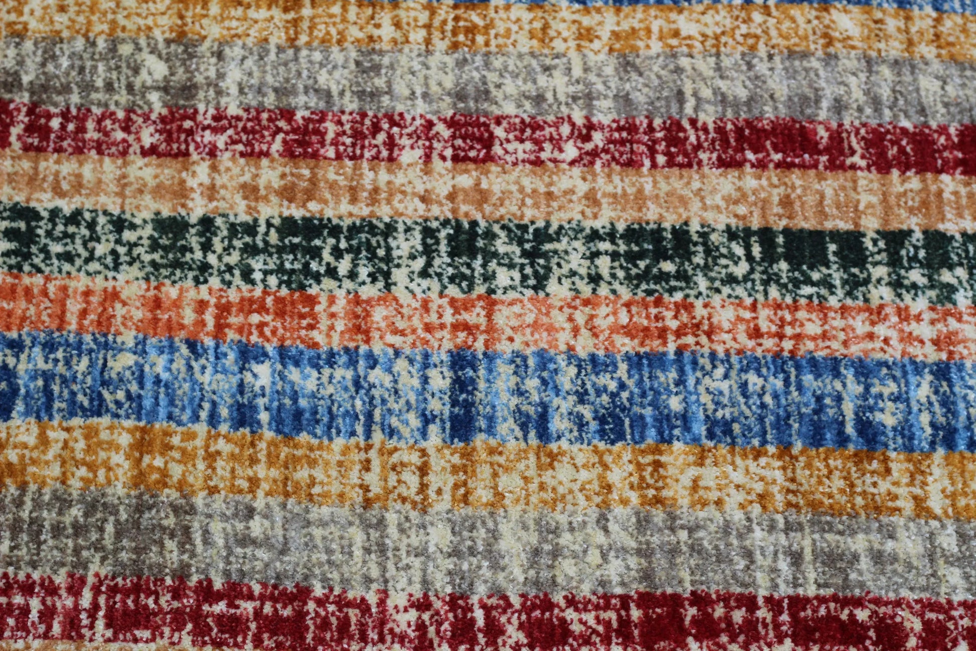 Gemini Multi-coloured Stripes Carpet (Rectangle)