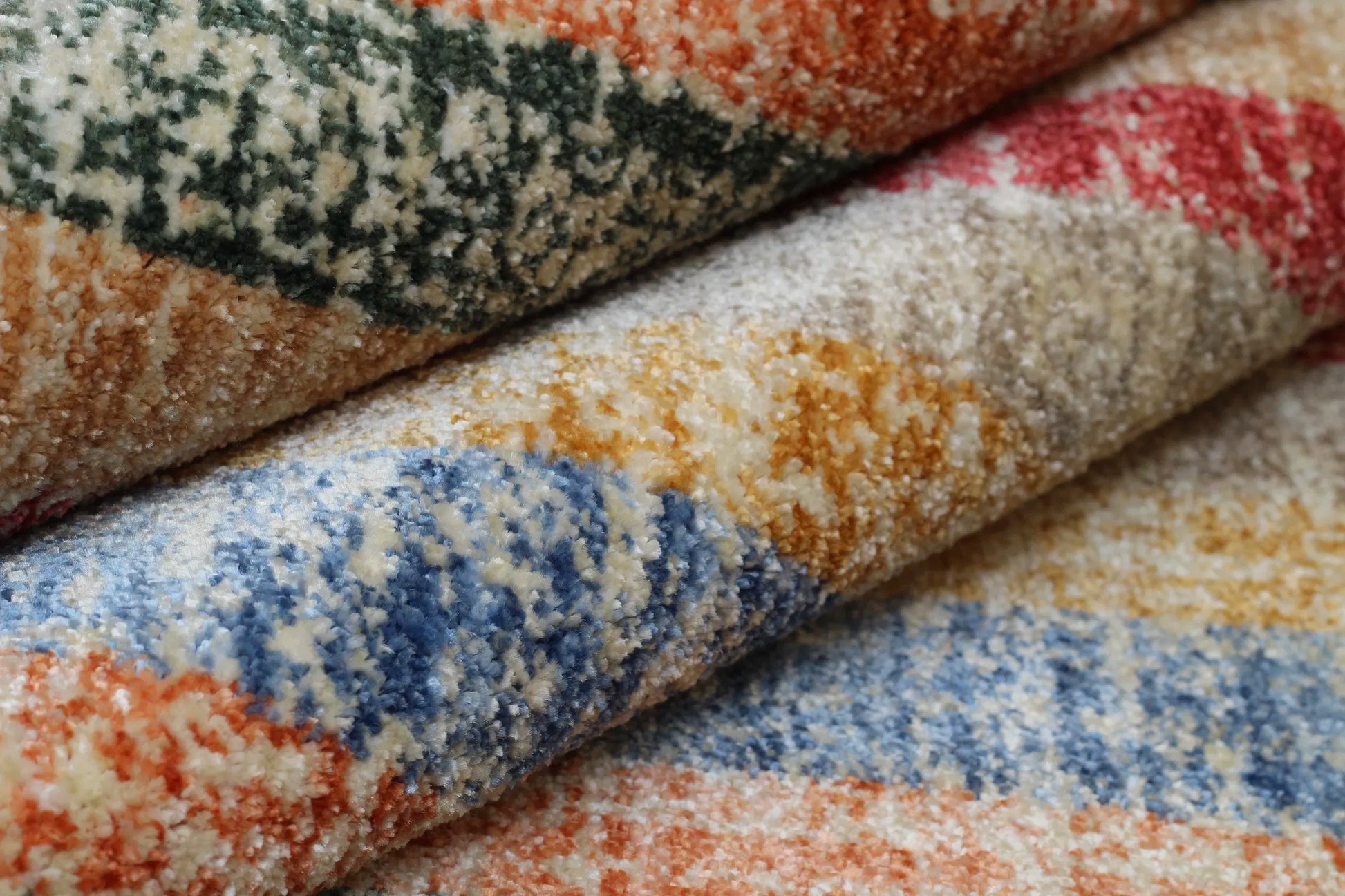 Gemini Multi-coloured Stripes Carpet (Rectangle)