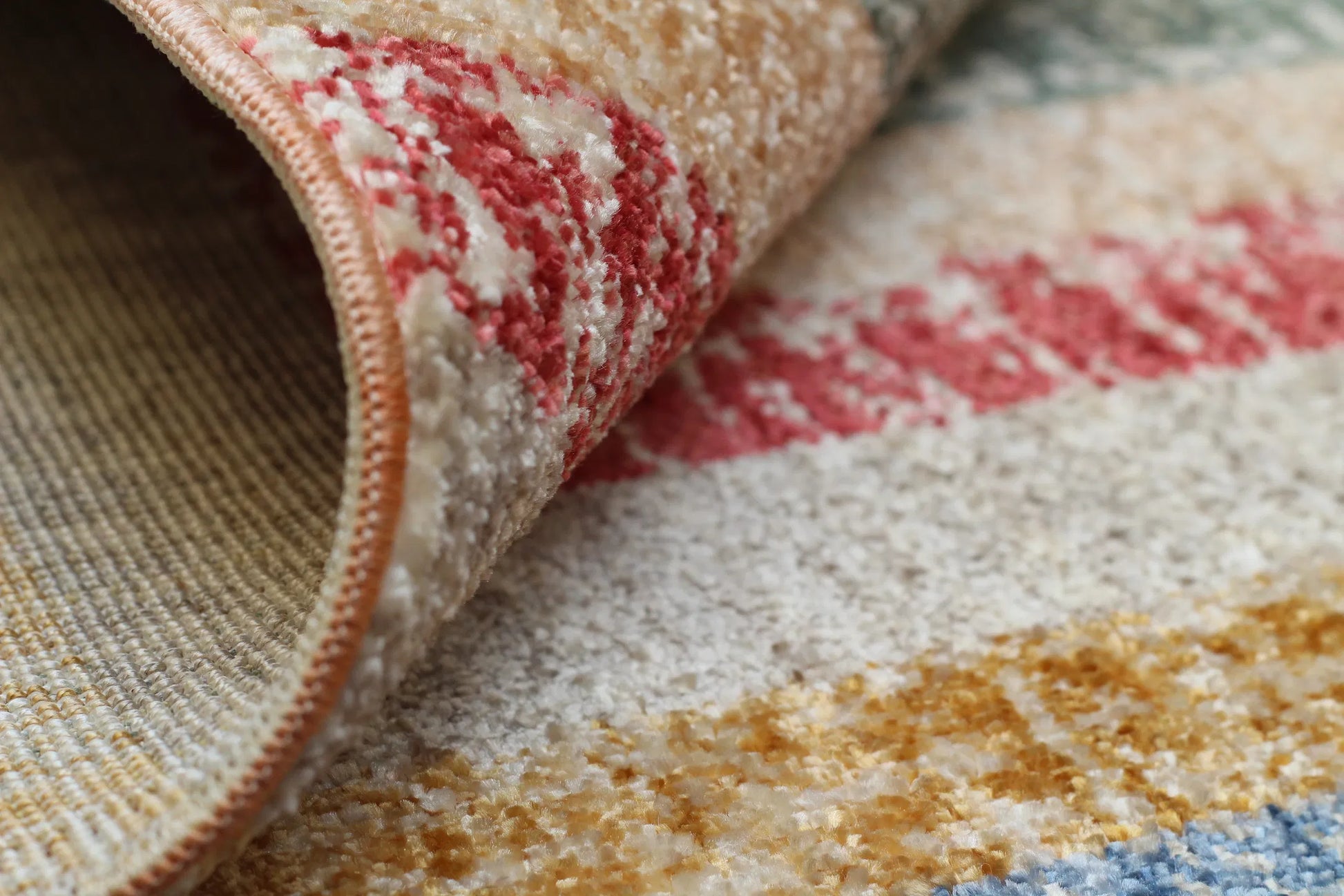 Gemini Multi-coloured Stripes Carpet (Rectangle)