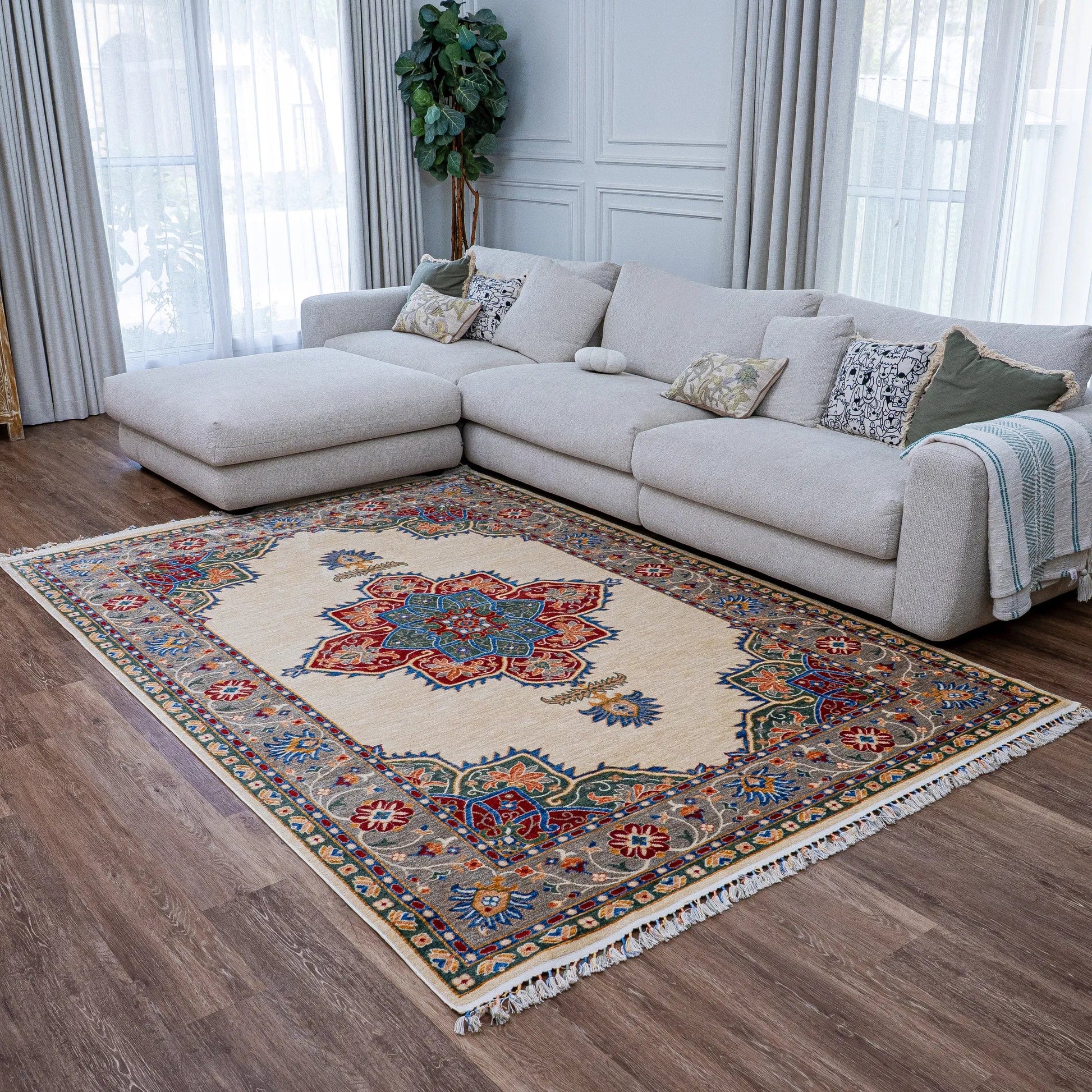 Lamia Beige Vizon Carpet (Rectangle)