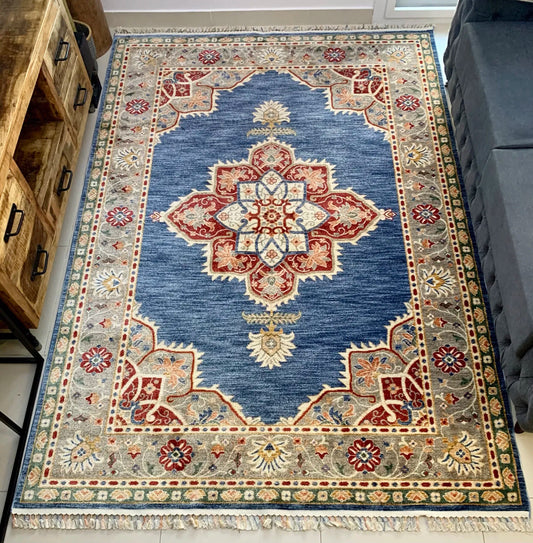 Komotini Blue Beige Carpet (Rectangle)