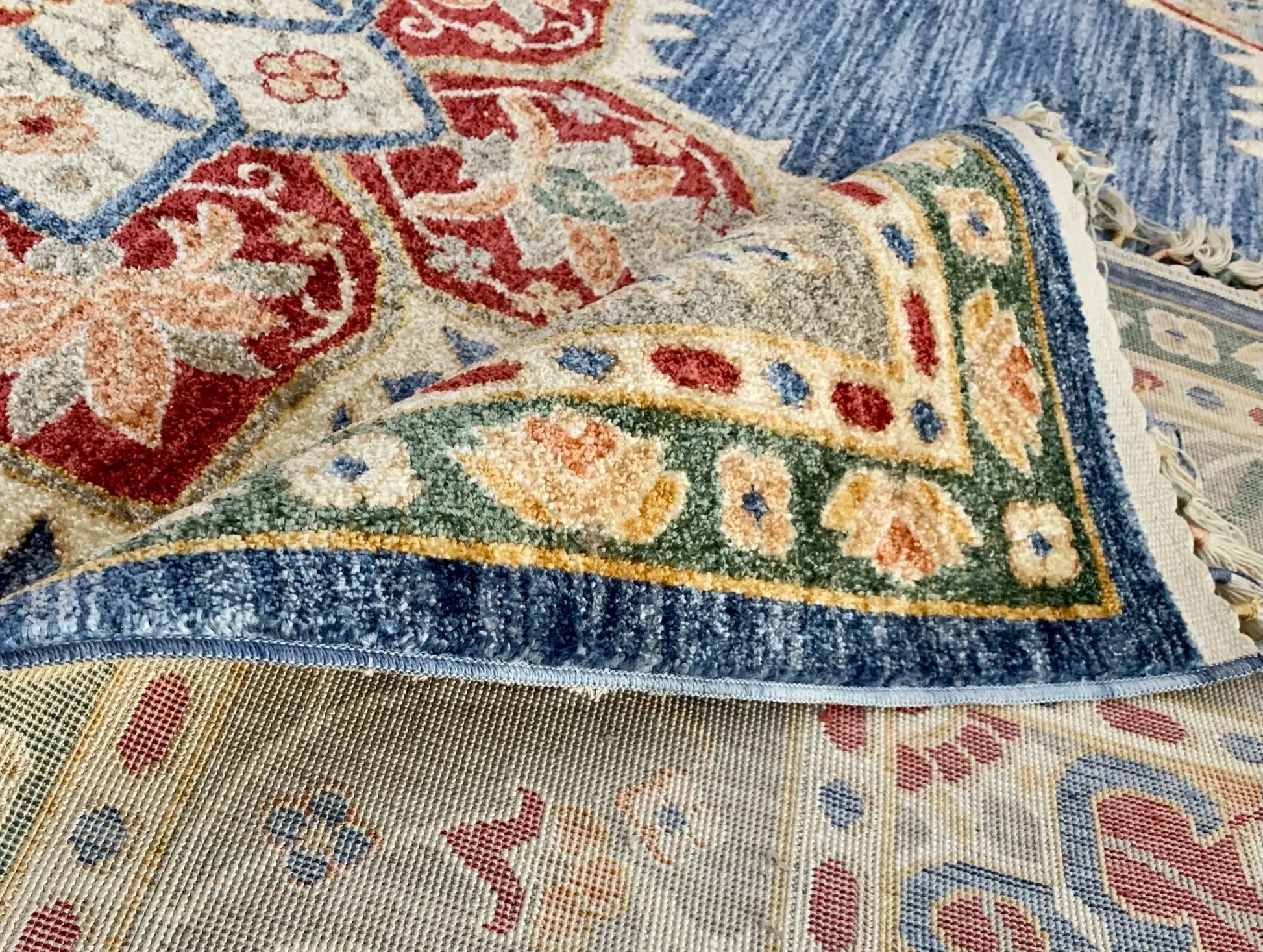 Komotini Blue Beige Carpet (Rectangle)