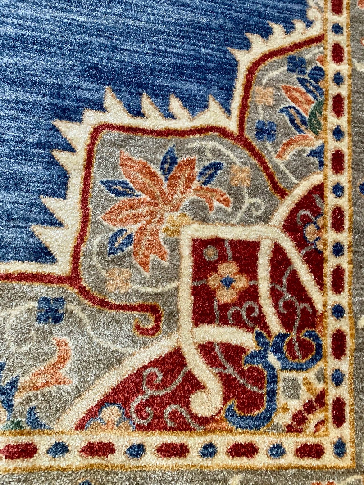 Komotini Blue Beige Carpet (Rectangle)