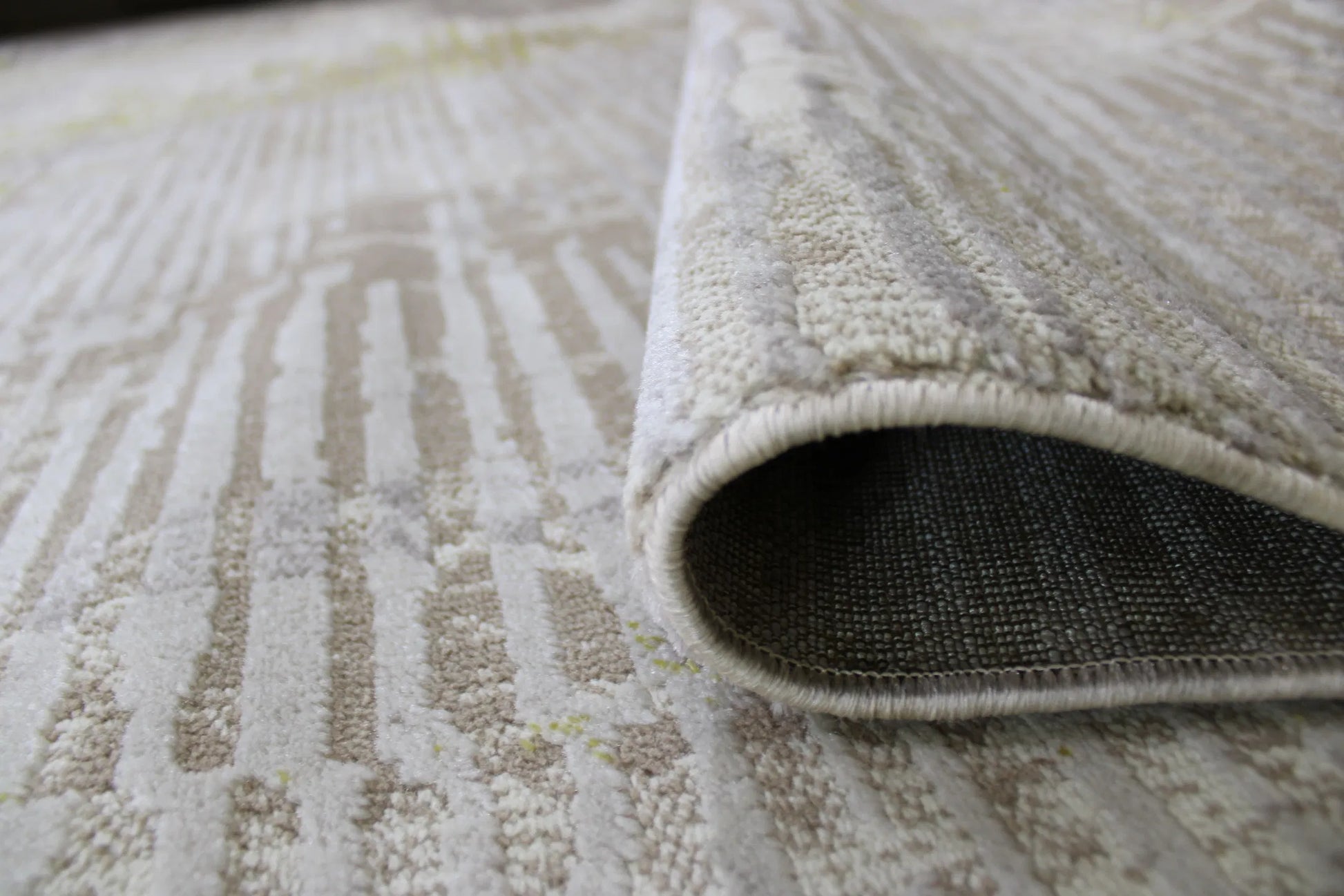 Diamond Beige Gold Carpet (Rectangle)