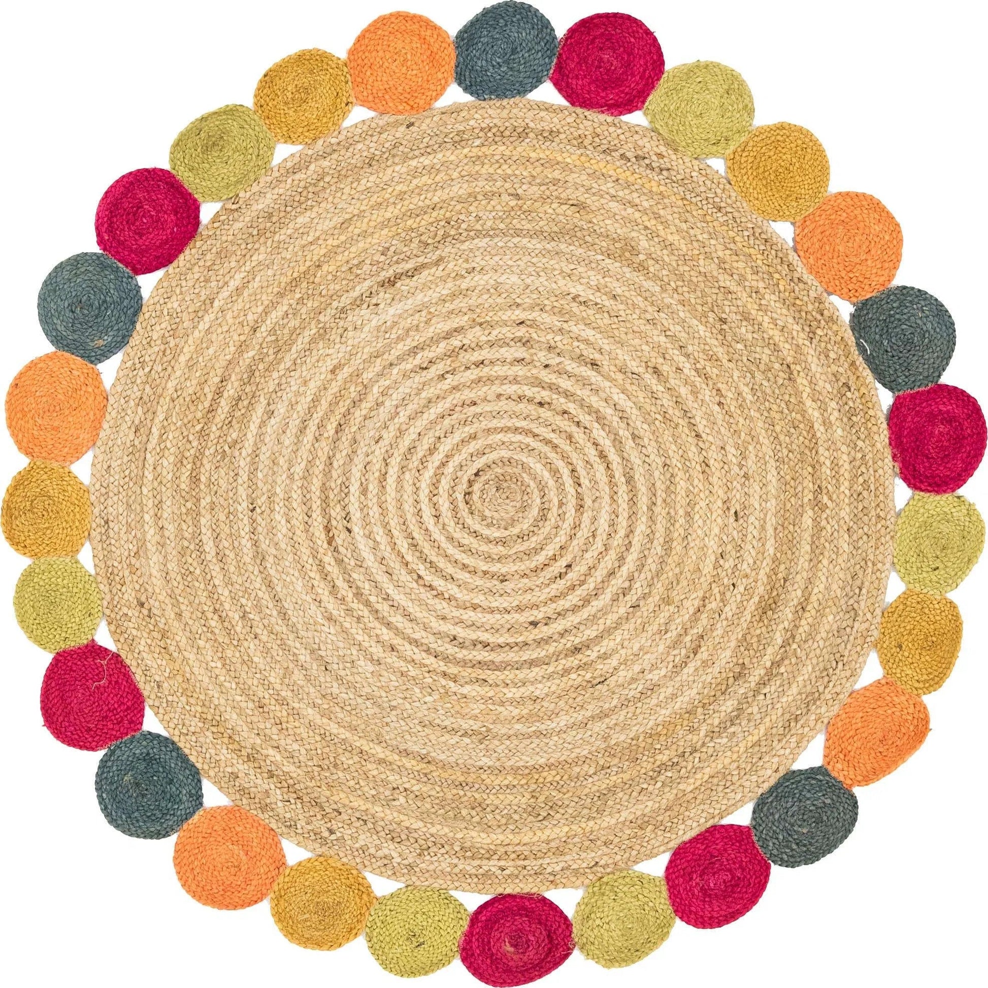 Spata Multi-Coloured Carpet (Round)