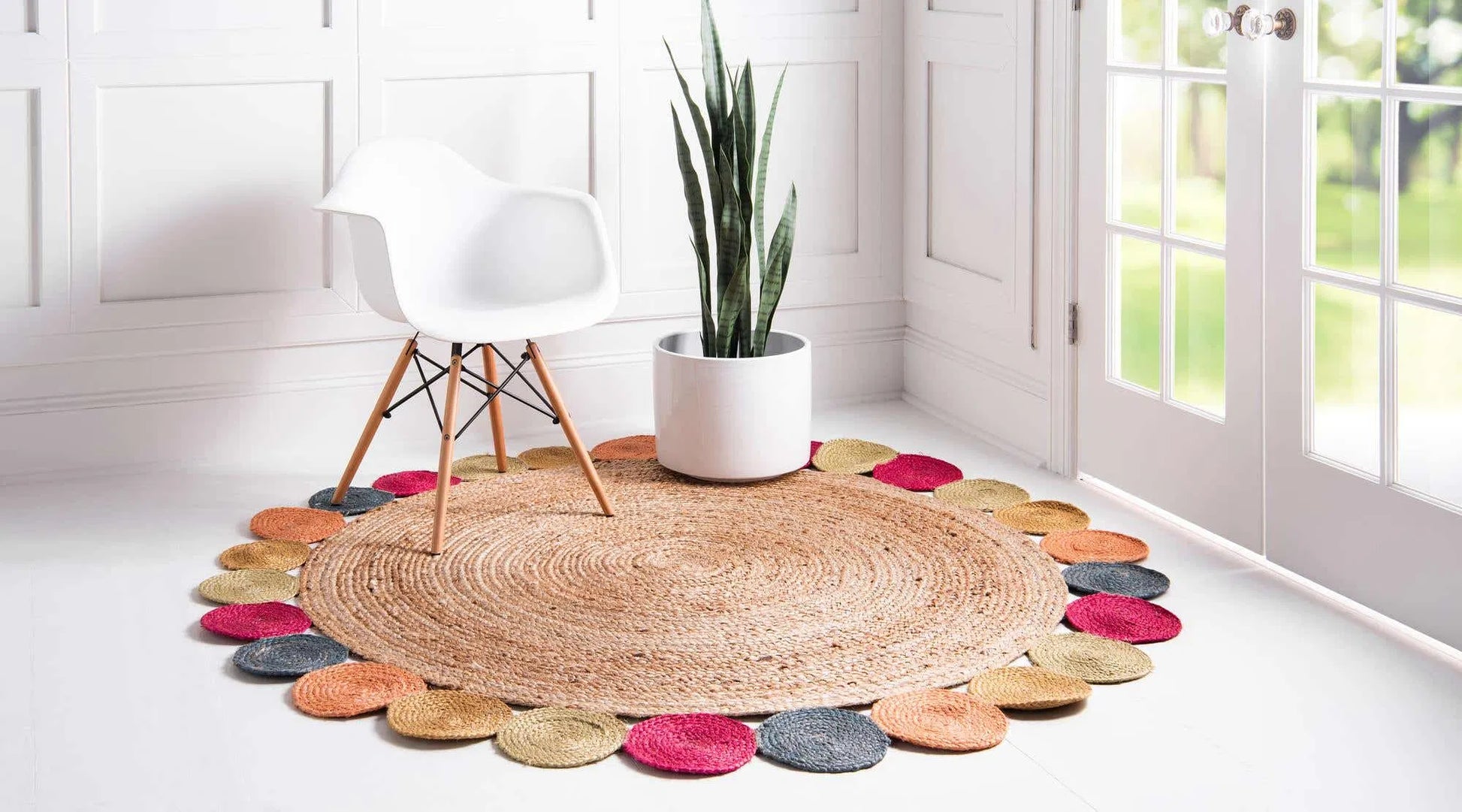 Spata Multi-Coloured Carpet (Round)