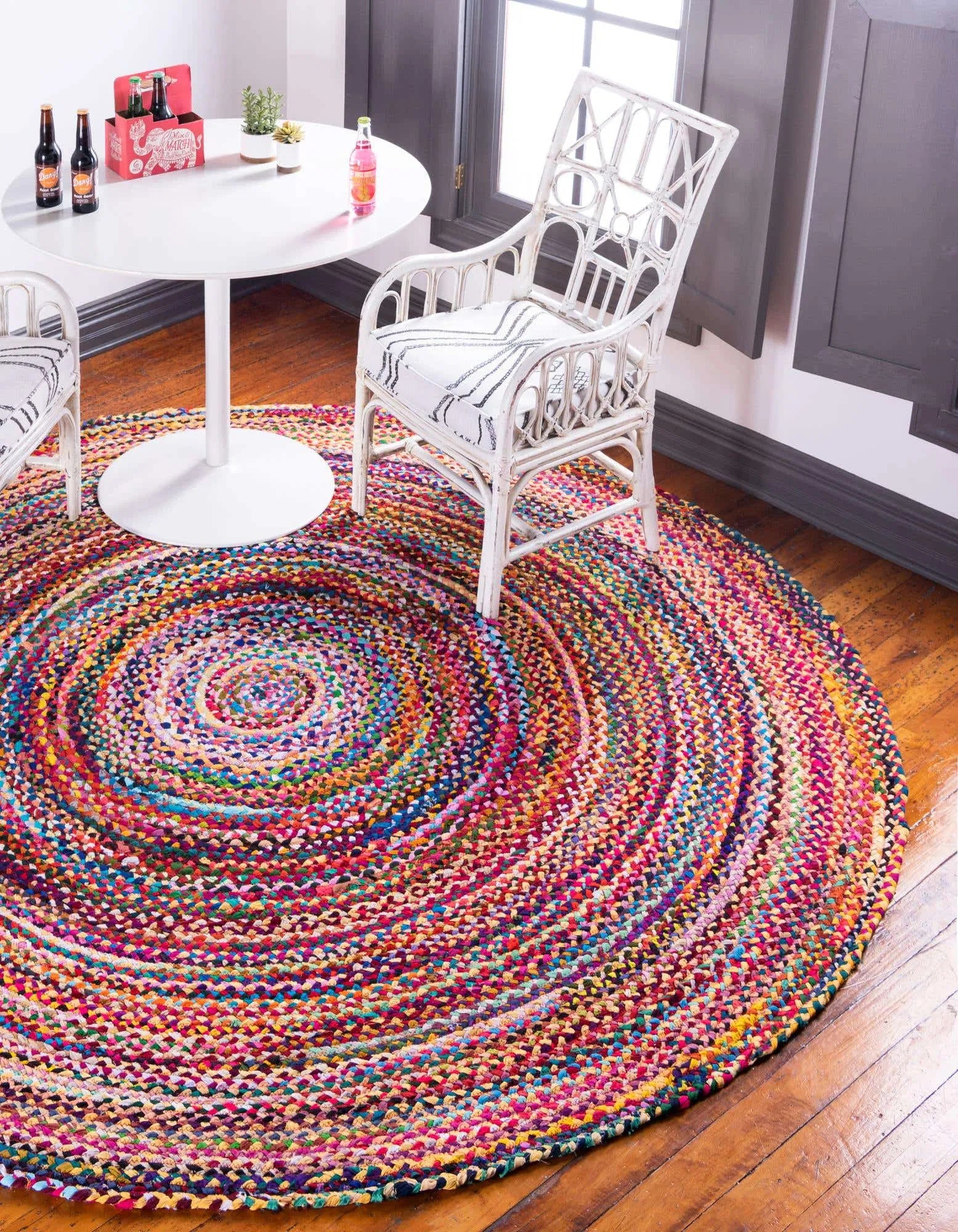 Farsala Multi-Coloured Carpet (Round)