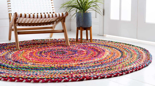 Farsala Multi-Coloured Carpet (Round)