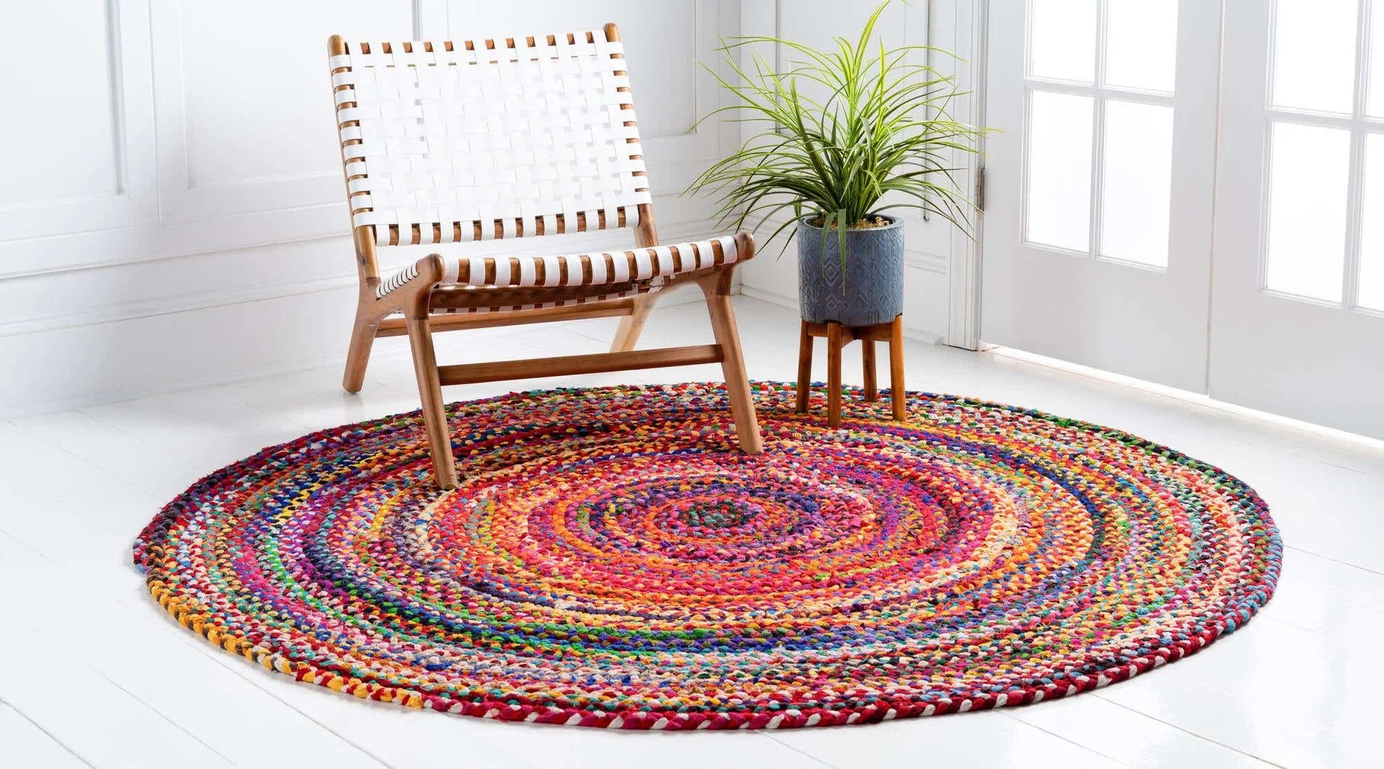Farsala Multi-Coloured Carpet (Round)