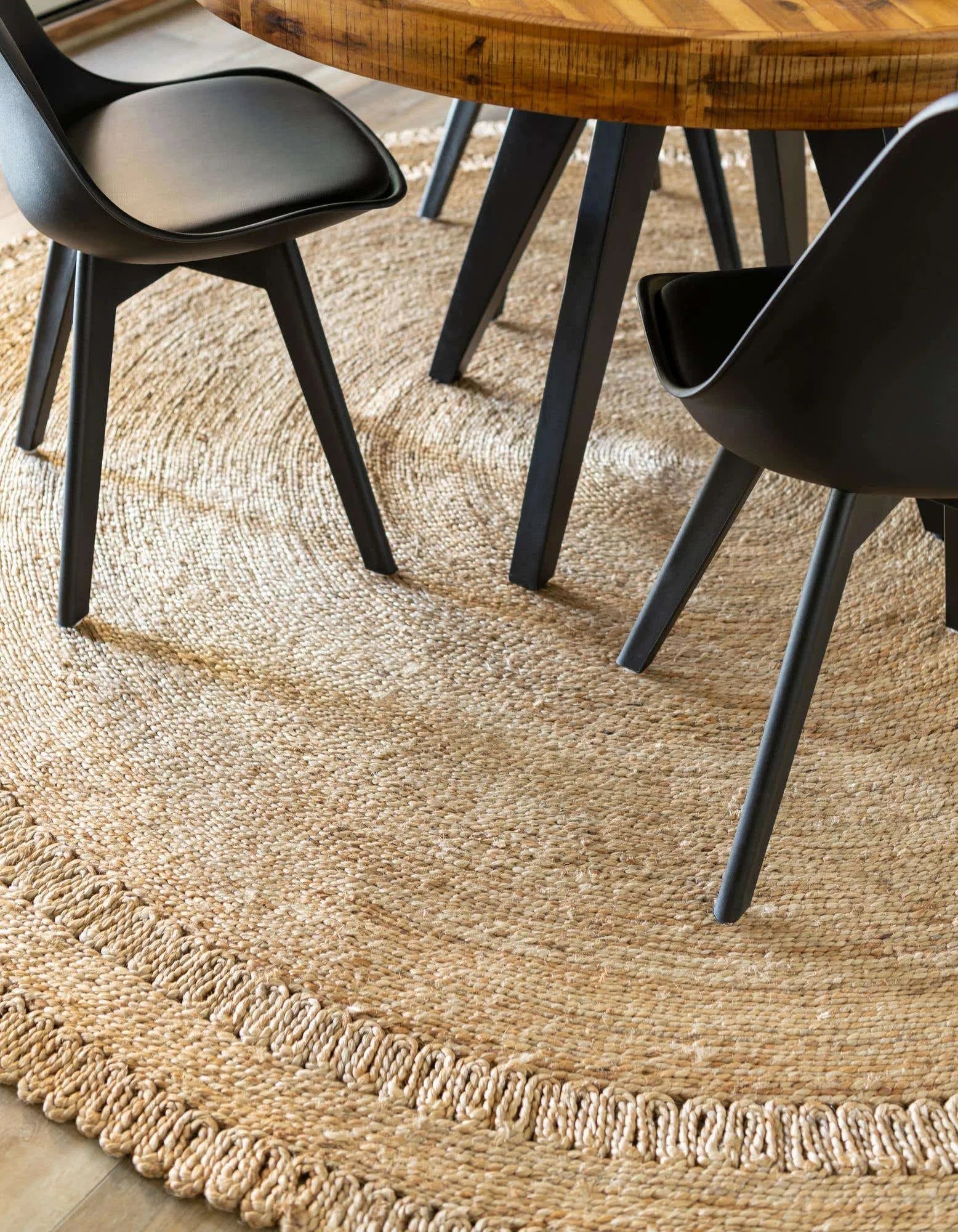 Kiato Natural Beige Carpet (Round)