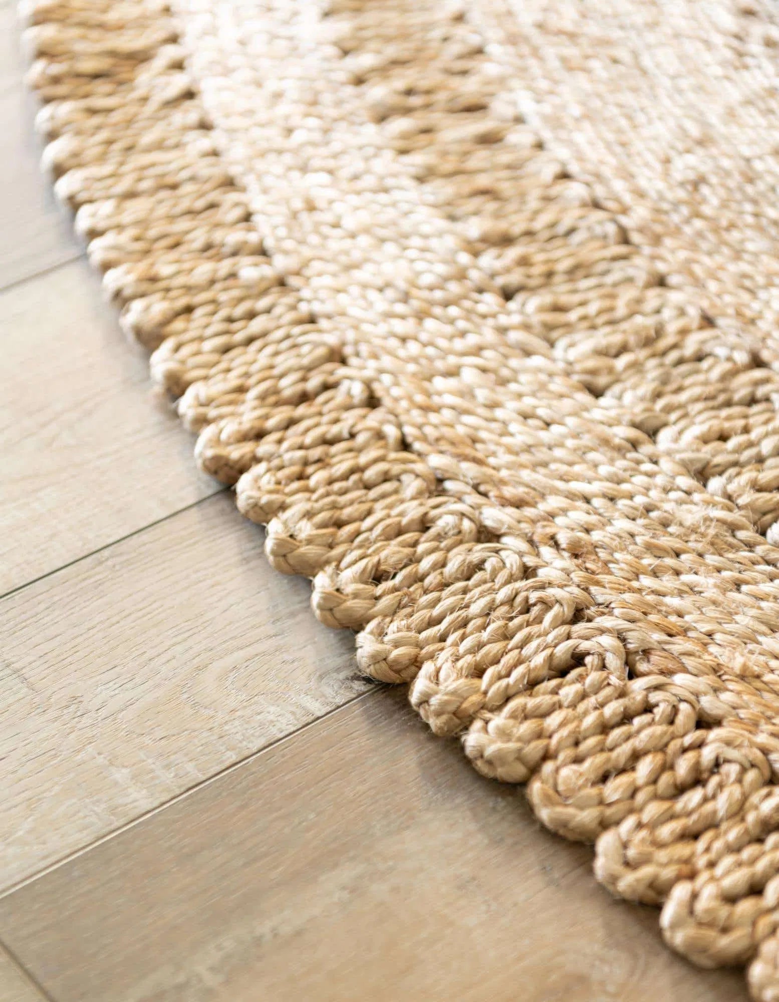 Kiato Natural Beige Carpet (Round)