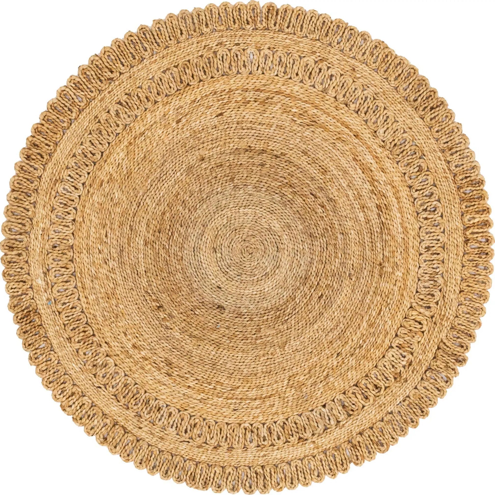Kiato Natural Beige Carpet (Round)