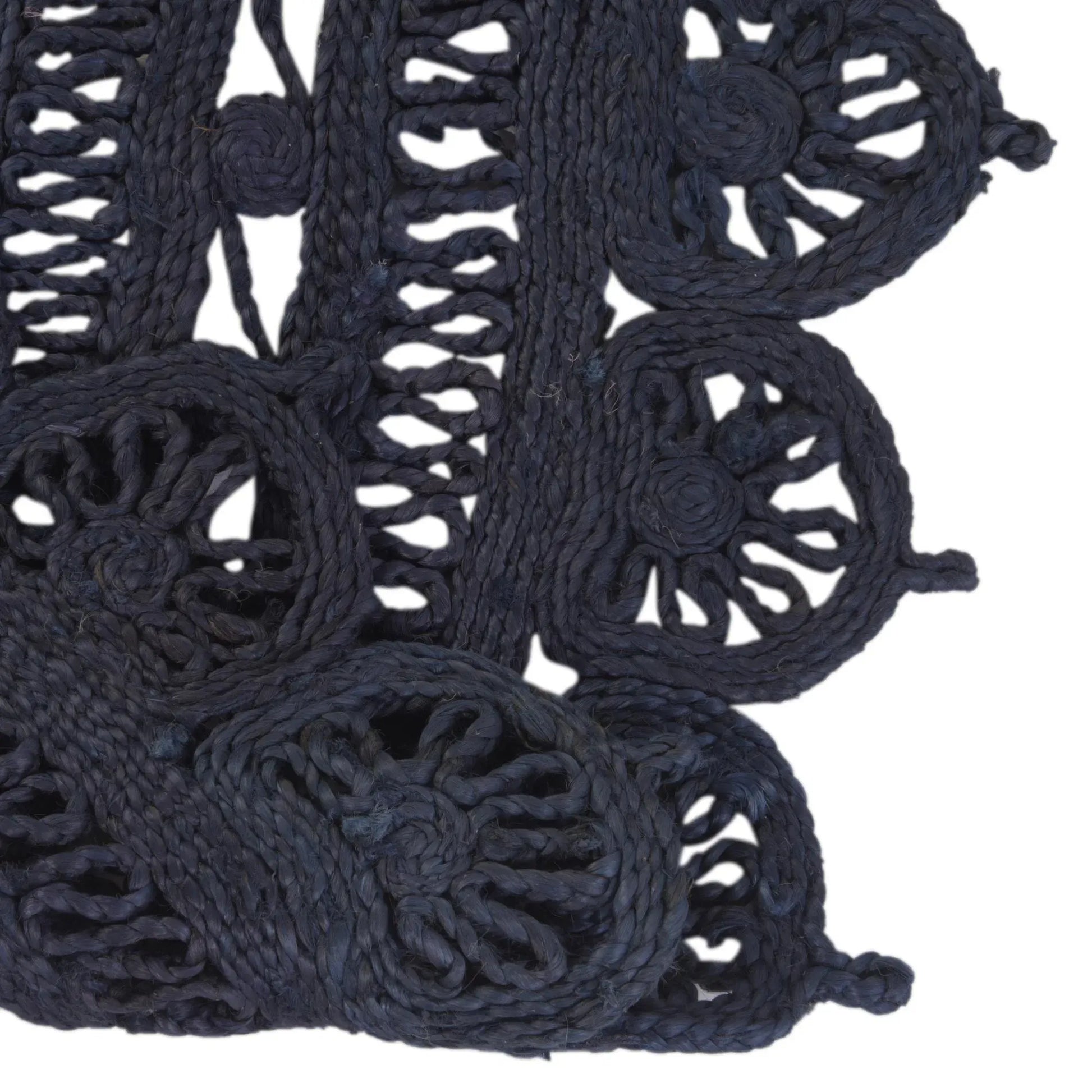 Almyros Navy Blue Carpet (Round)