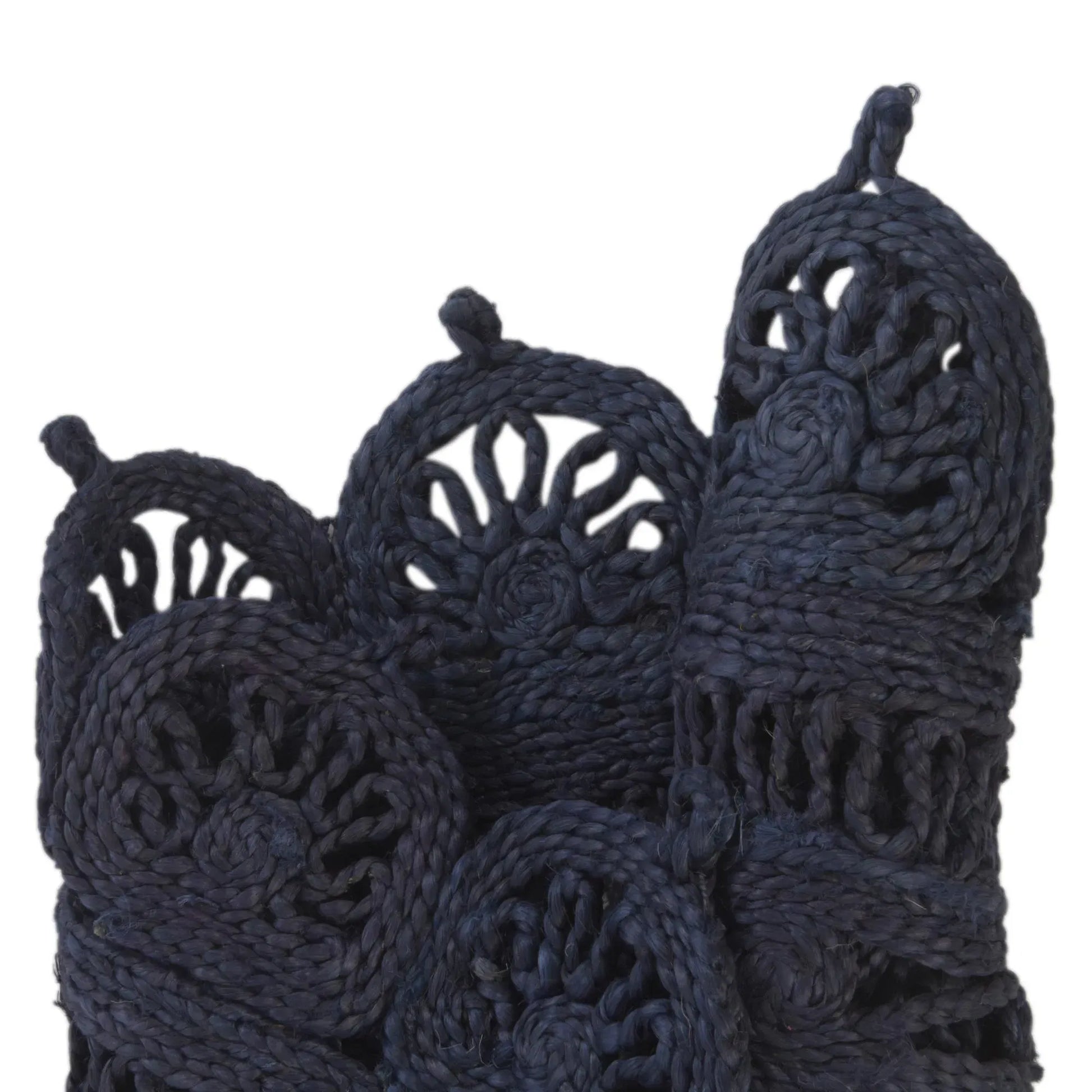 Almyros Navy Blue Carpet (Round)