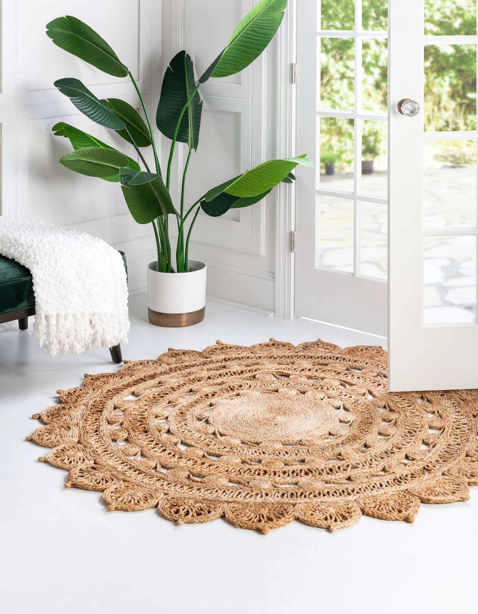 Anatoli Natural Beige Carpet (Round)