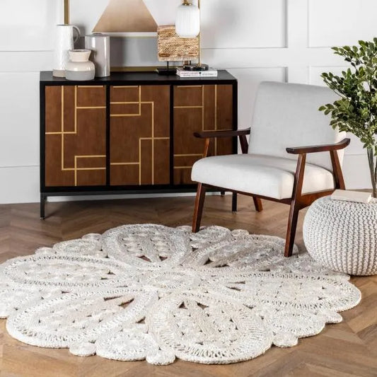 Koufalia White Carpet (Round)