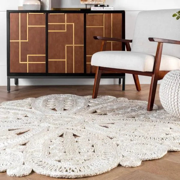Koufalia White Carpet (Round)