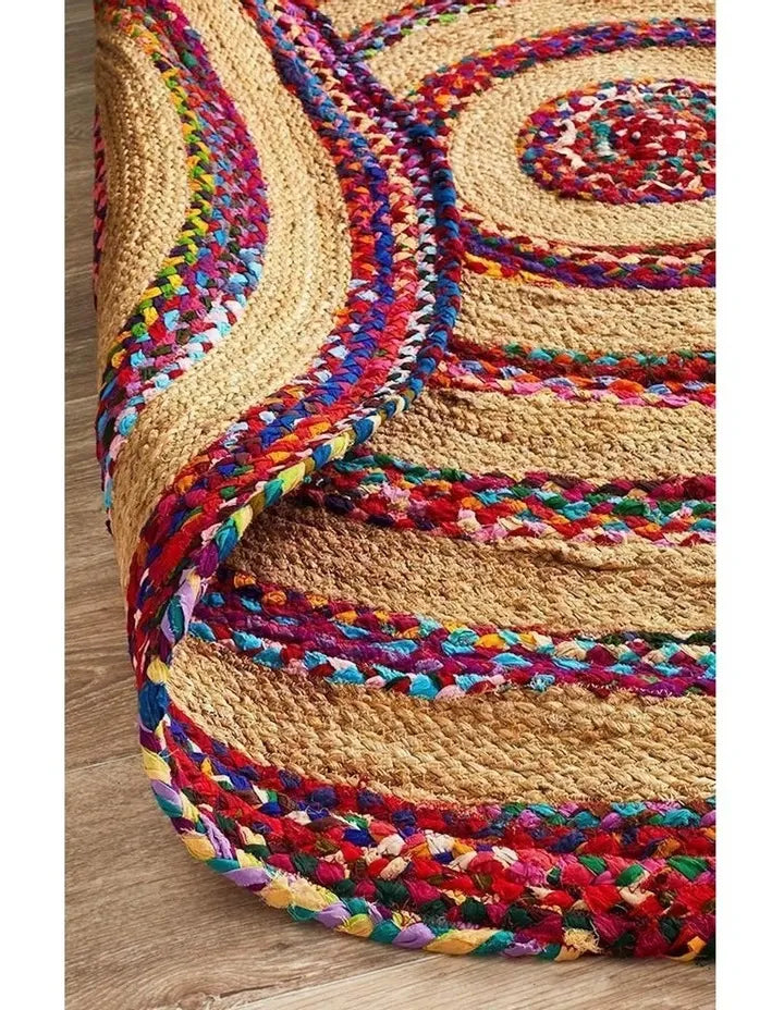 Sindos Multi-Coloured Carpet (Round)