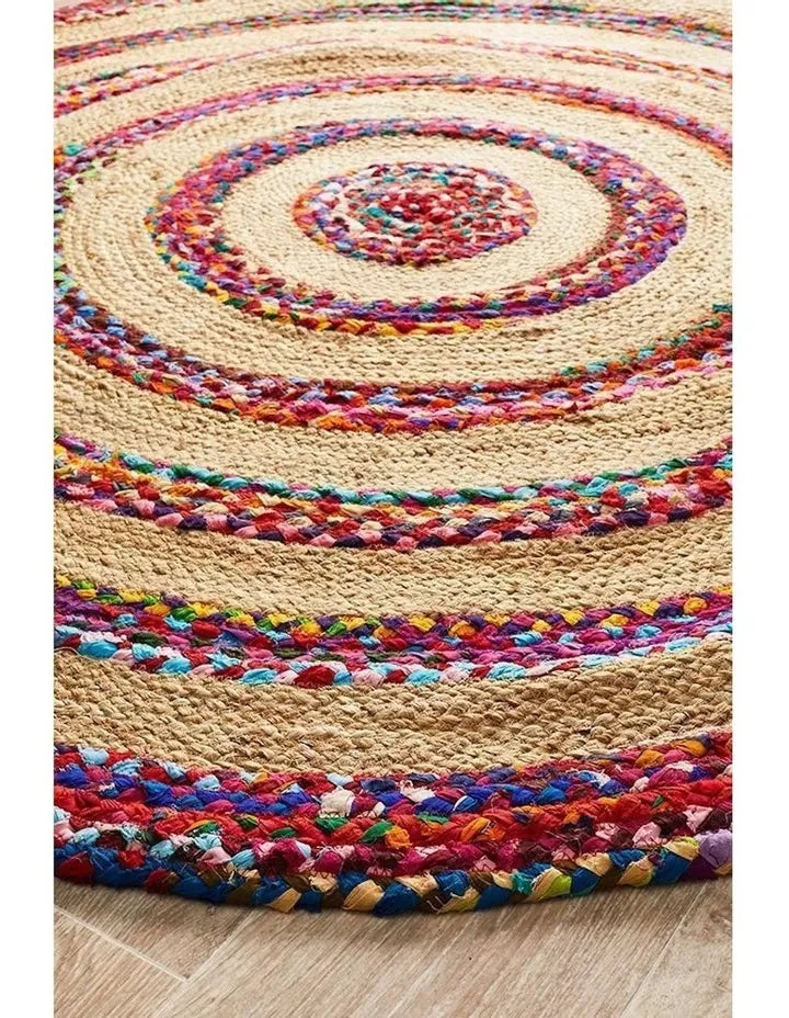 Sindos Multi-Coloured Carpet (Round)