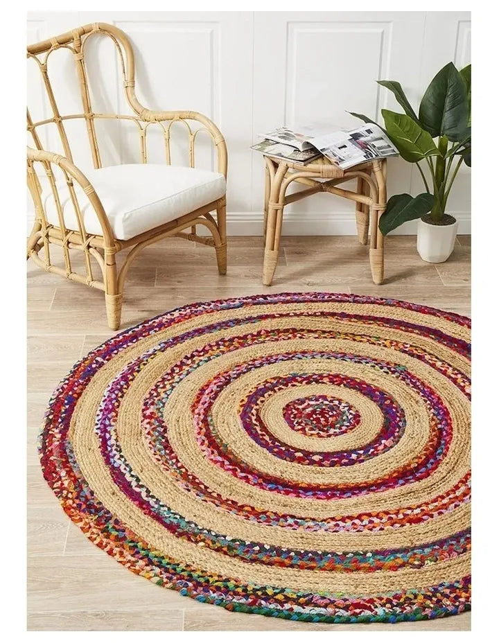 Sindos Multi-Coloured Carpet (Round)