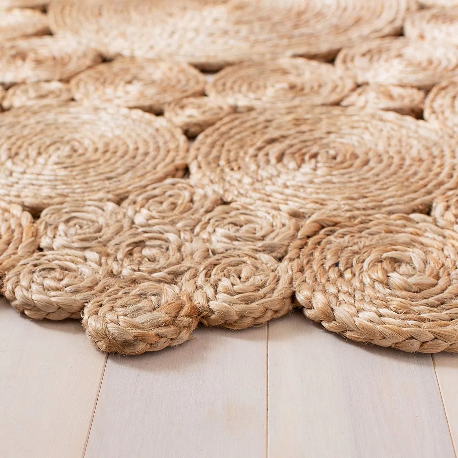 Ermo Natural Beige Carpet (Round)