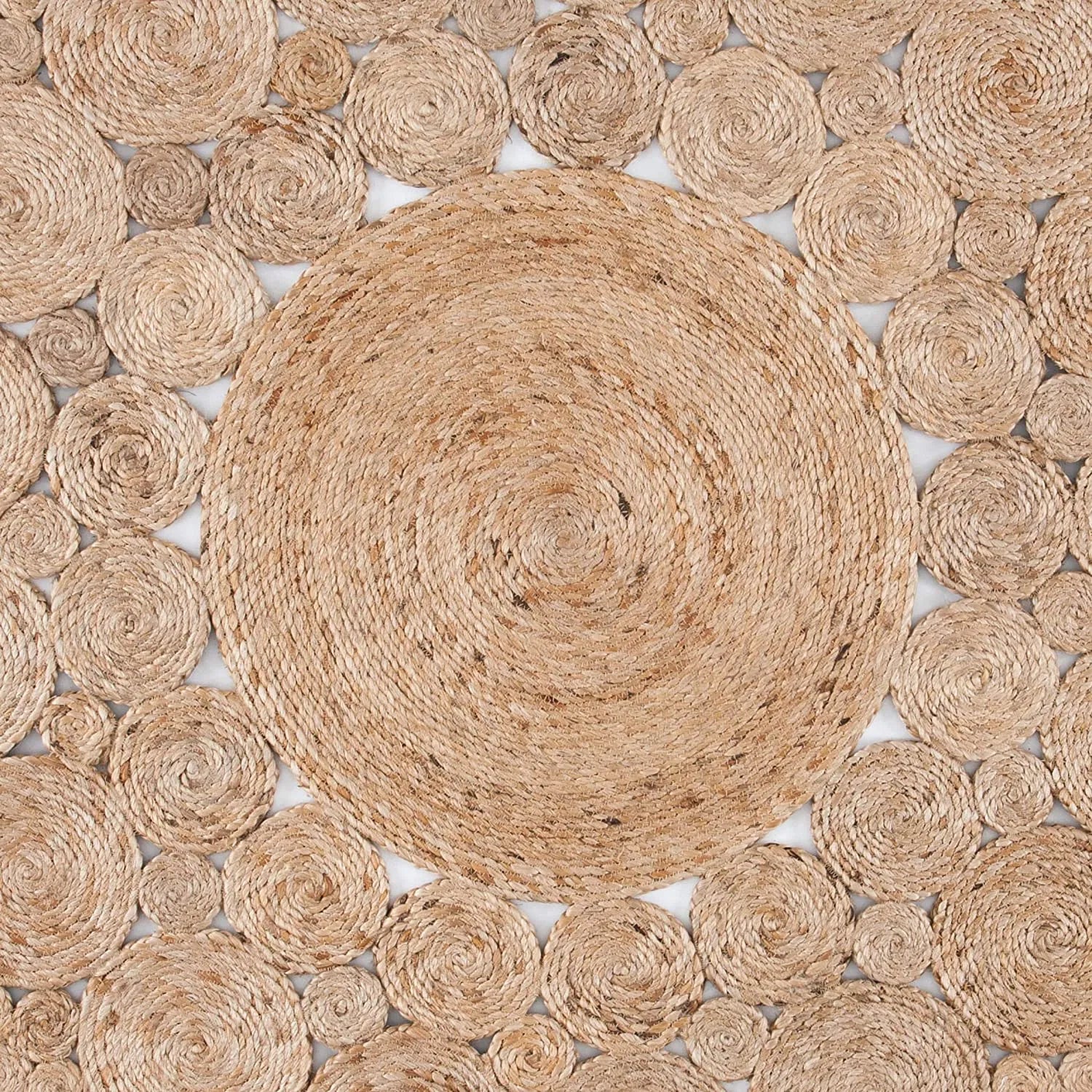 Ermo Natural Beige Carpet (Round)