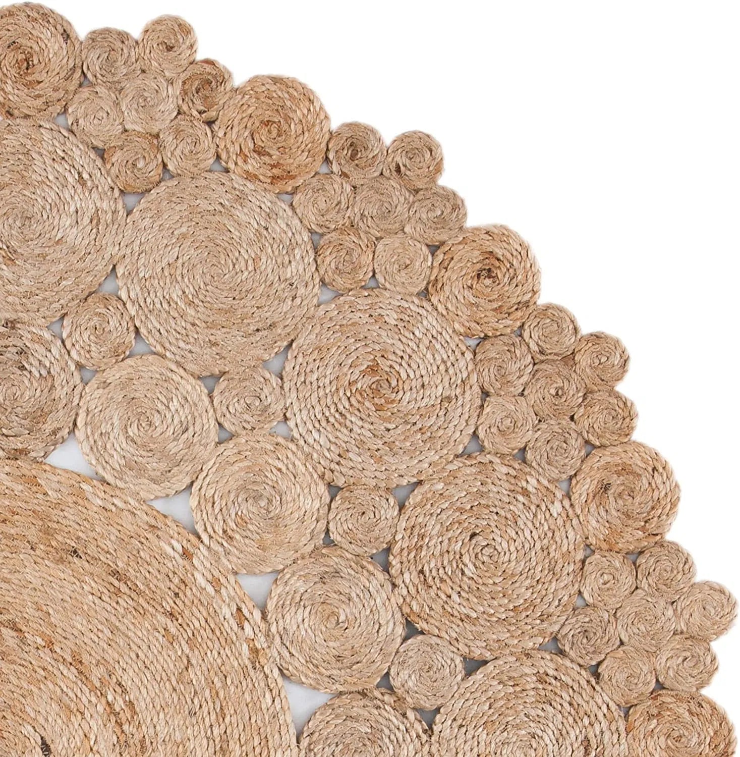Ermo Natural Beige Carpet (Round)