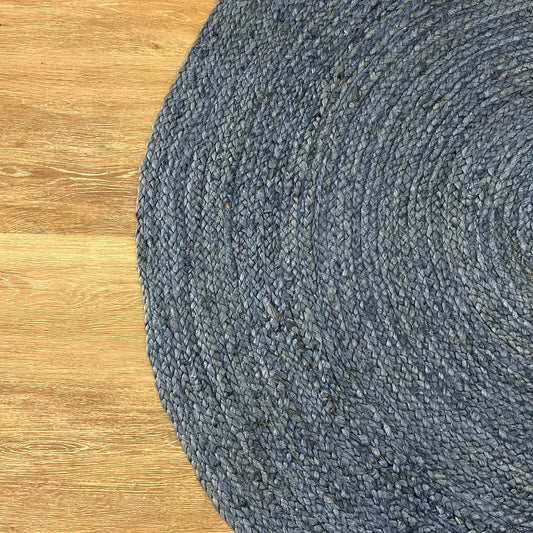 Zefyri Navy Blue Carpet (Round)