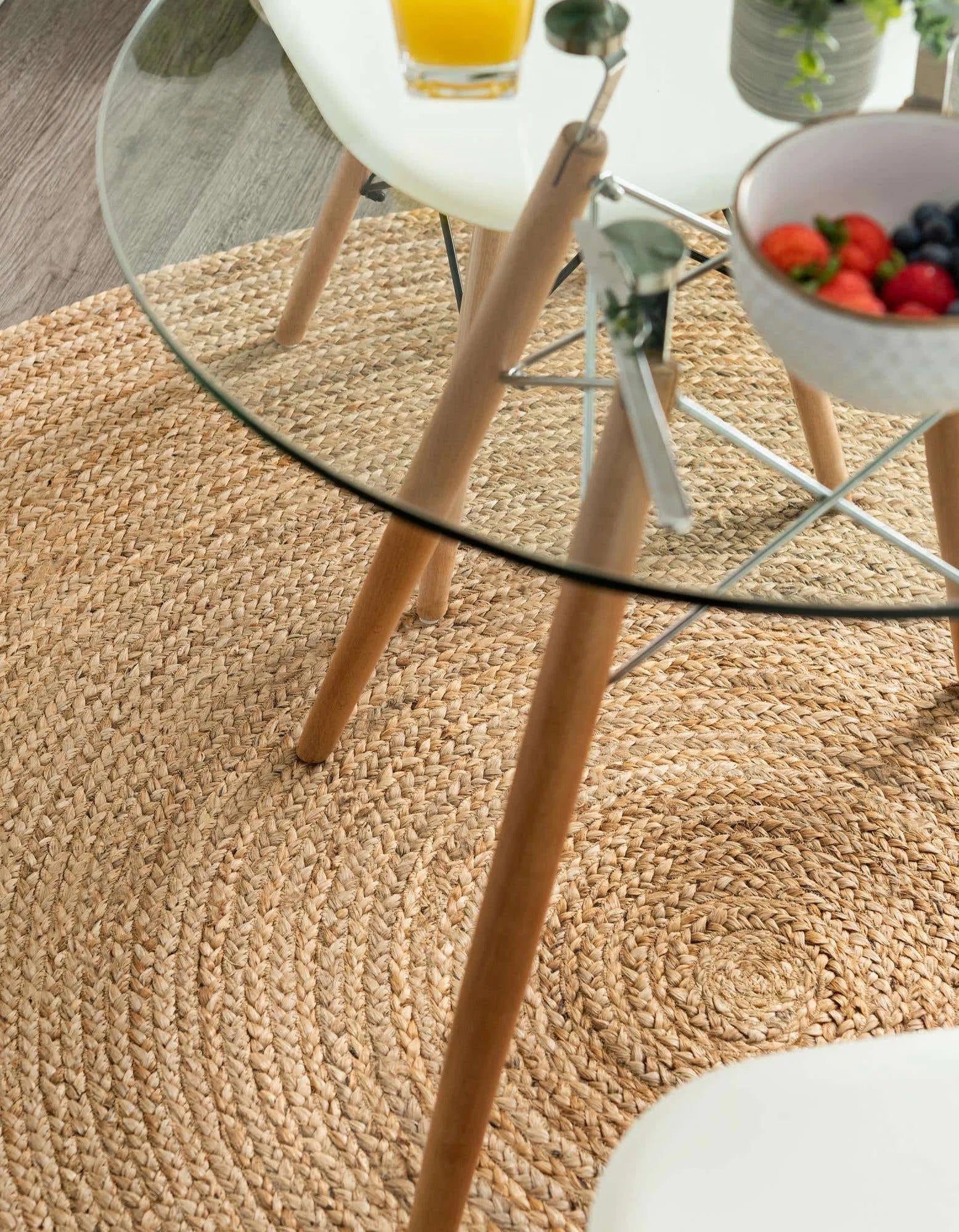 Diavata Natural Beige Carpet (Round)